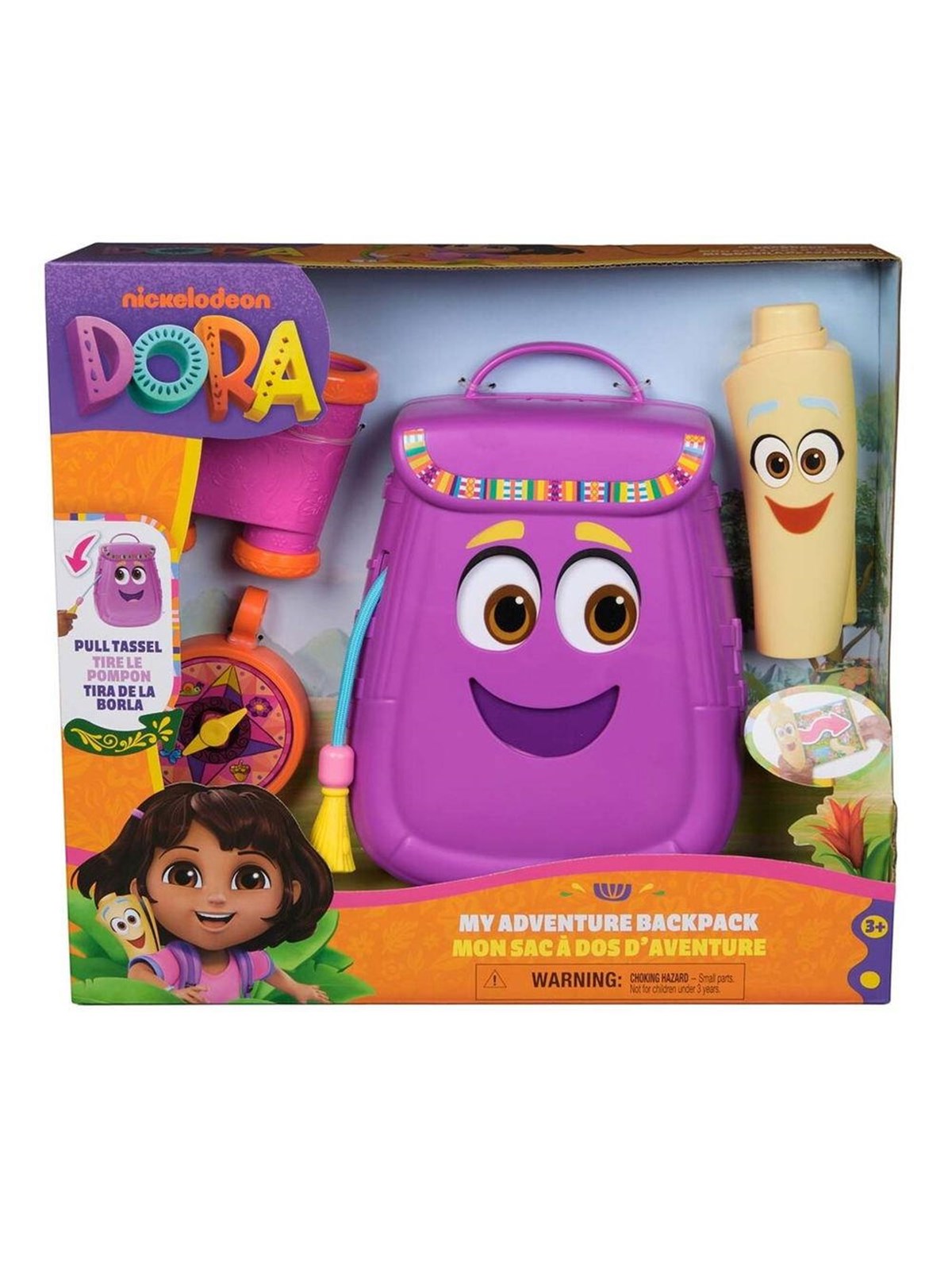 Dora The Explorer Backpack w. Map, Figur