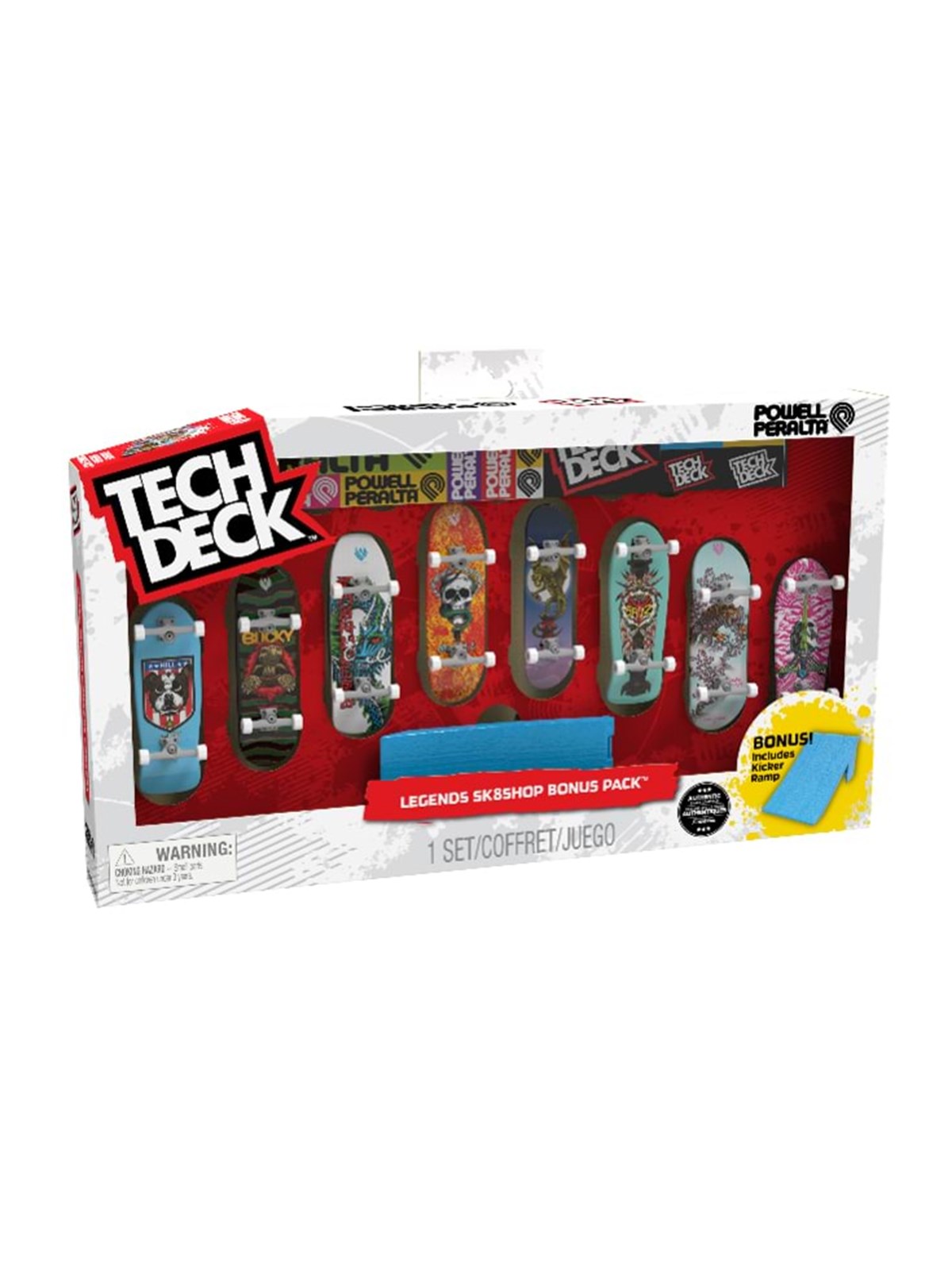 Tech Deck 8 Pack Multipack - Retro Neon, Legetøj