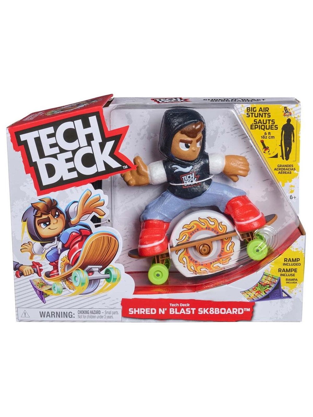 Tech Deck Ted Shred N' Blast Skateboard Flywheel, Legetøj