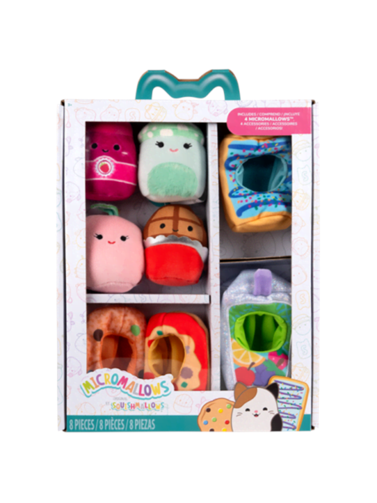 Squishmallows Micromallows Deluxe Accessory Set, Bamser