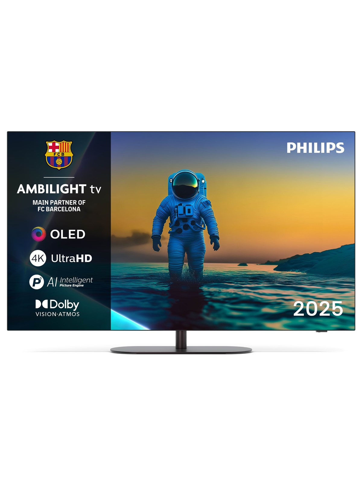 Philips 48" Fladskærms TV OLED 4K 48OLED810 Ambilight, Fjernsyn