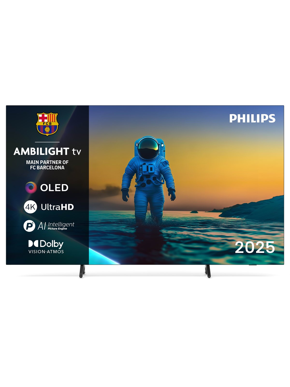 Philips 77" Fladskærms TV OLED 4K 77OLED810 Ambilight, Fjernsyn