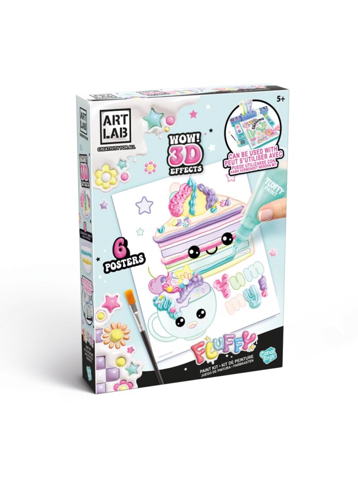 Art Lab Fluffy Paint Kit, Kreativt Legetøj