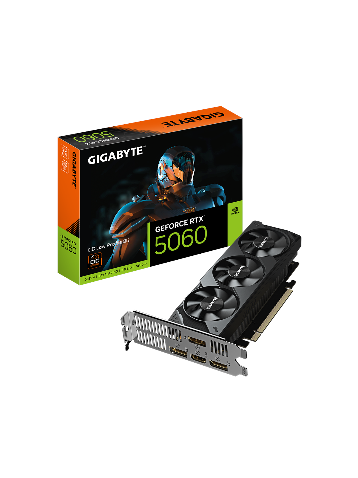 GIGABYTE GeForce RTX 5060 Low Profile OC - 8GB GDDR7 RAM - Grafikkort, Grafikkort
