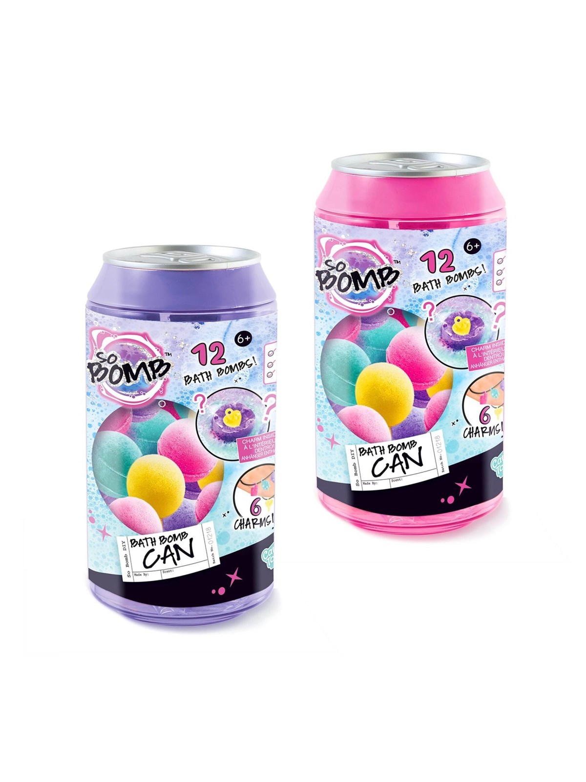 So Bomb Bath Bomb Cans - assorted, Kreativt Legetøj