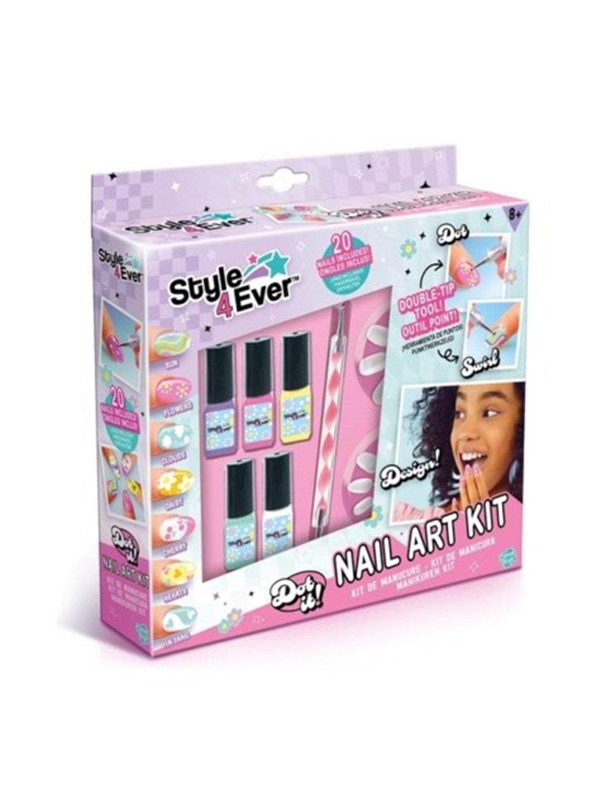 Style 4 Ever Nail Art Kit, Kreativt Legetøj