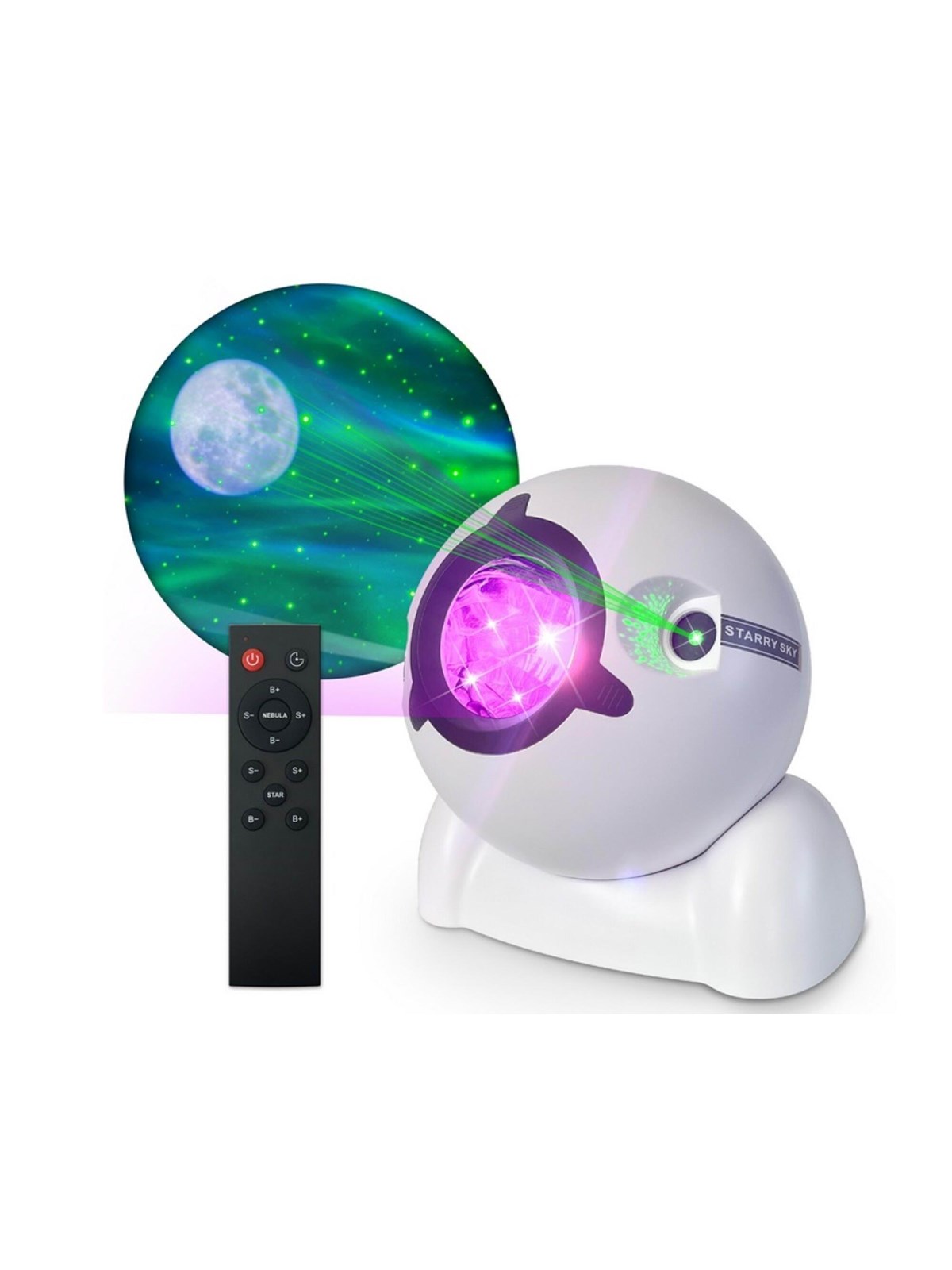Music Nordic lights stars projector, Musik