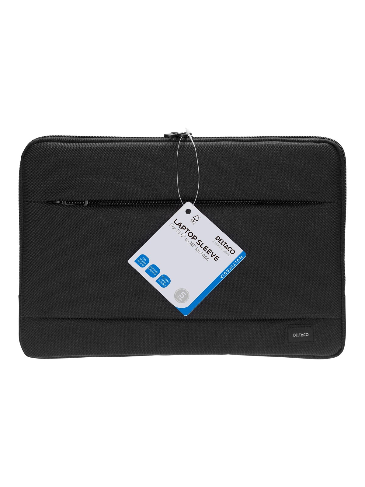 Deltaco Recycled - 15.6" - Sleeve, Taske