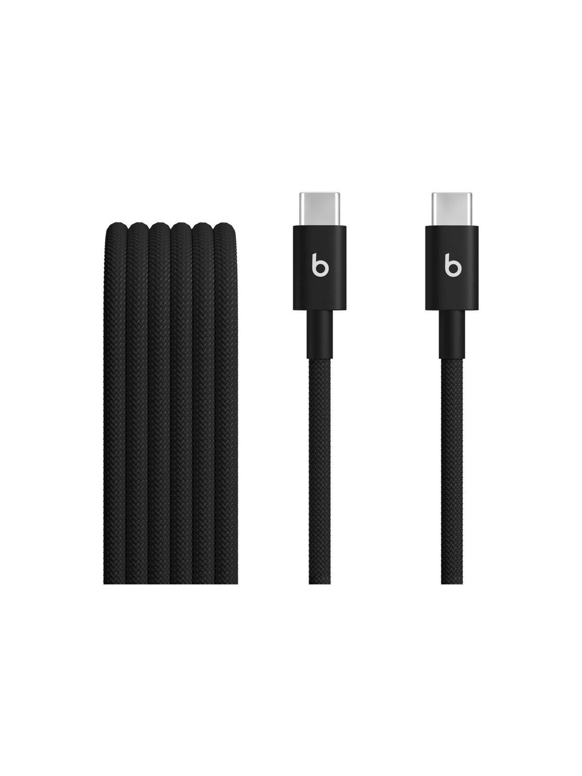 Apple Beats USB?C to USB?C Woven Cable (1.5 m / 5 ft) - Bolt Black, Usb Kabel
