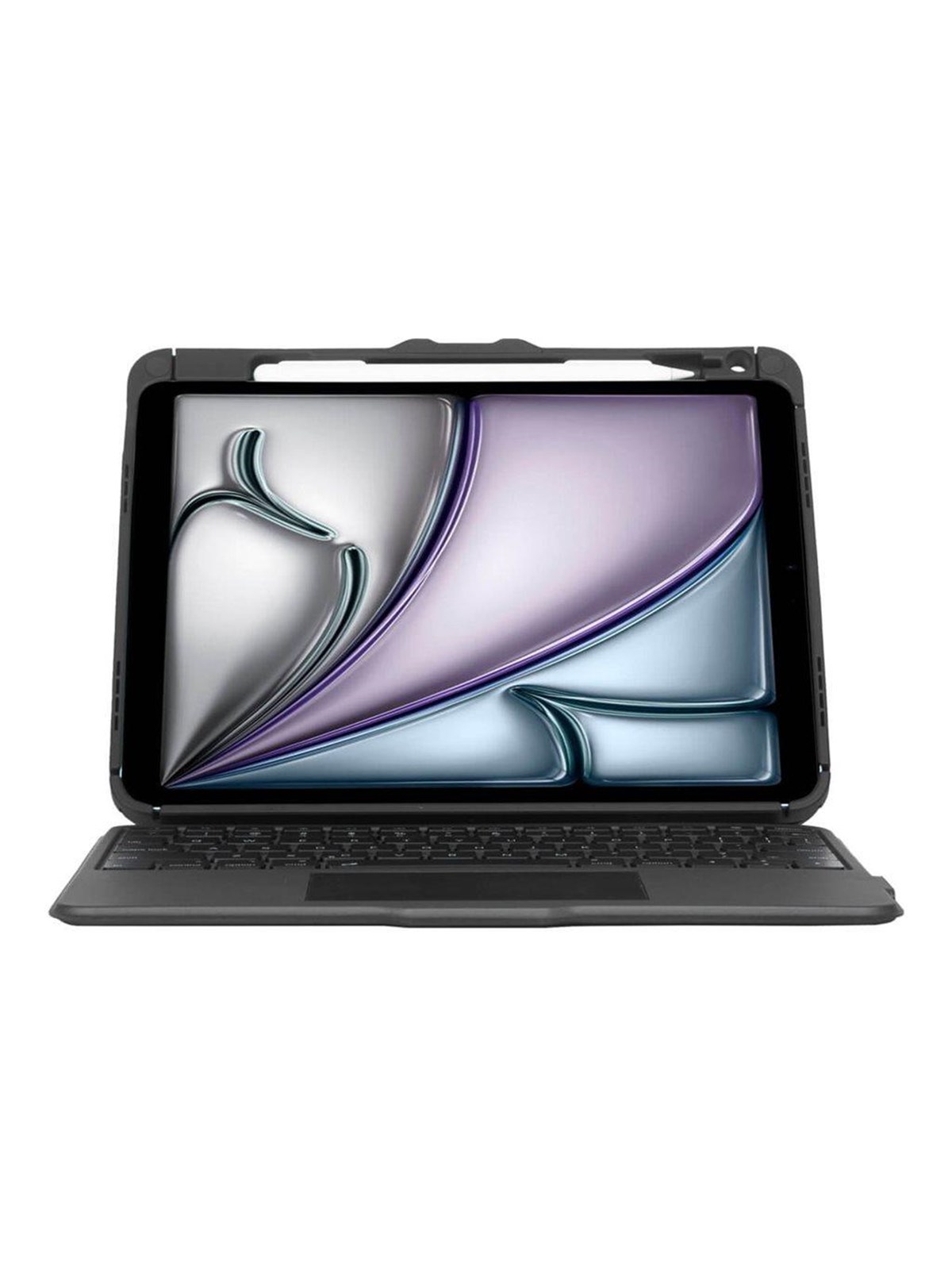 Targus Versavu - keyboard and folio case (keyboard case) - with trackpad - QWERTY - Nordic - black Input Device - Tastatur & Folio sæt - Nordisk - 