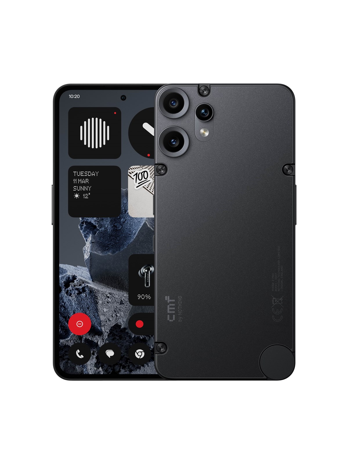 CMF by Nothing Phone 2 Pro 128GB/8GB - Black, Mobiltelefon