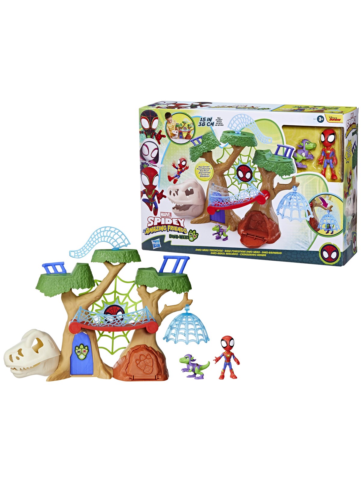 Spidey and His Amazing Friends Dino-Webs Treehouse, Legesæt