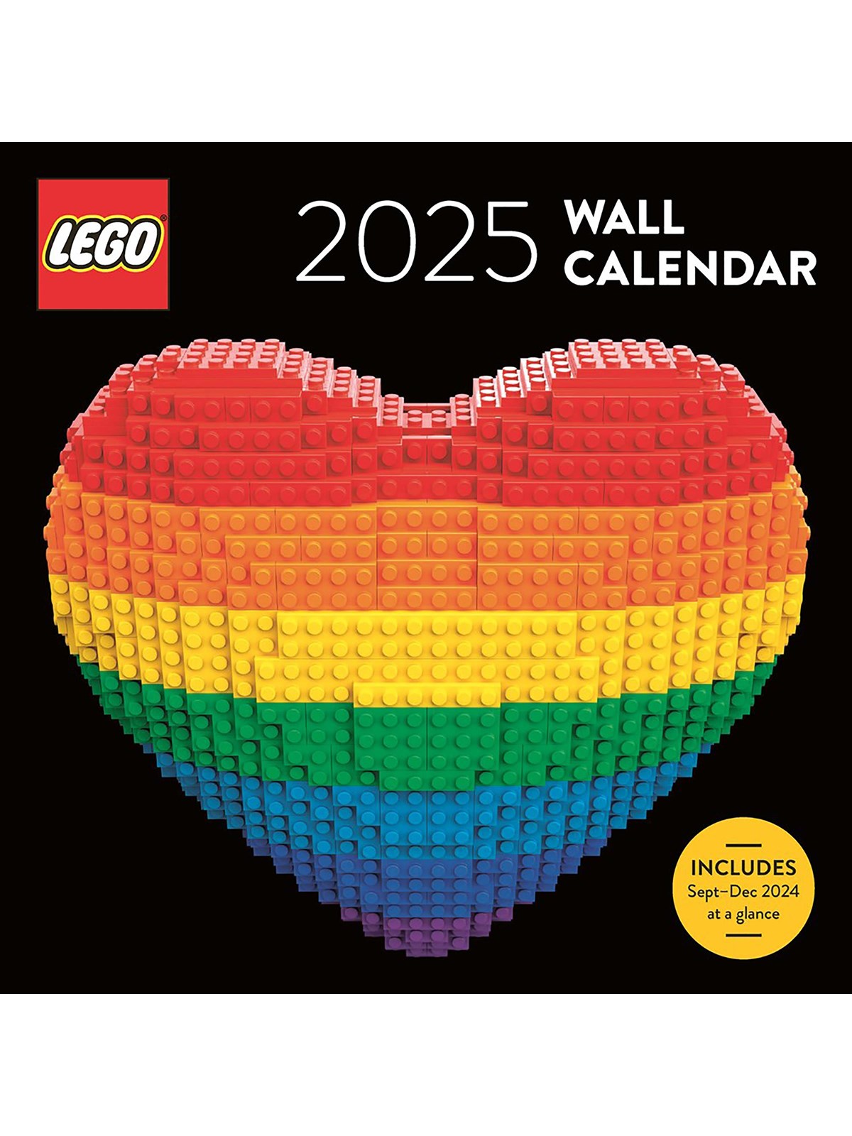 Euromic LEGO Wall Calendar 2025 - Rainbow Heart, Hobby Artikler