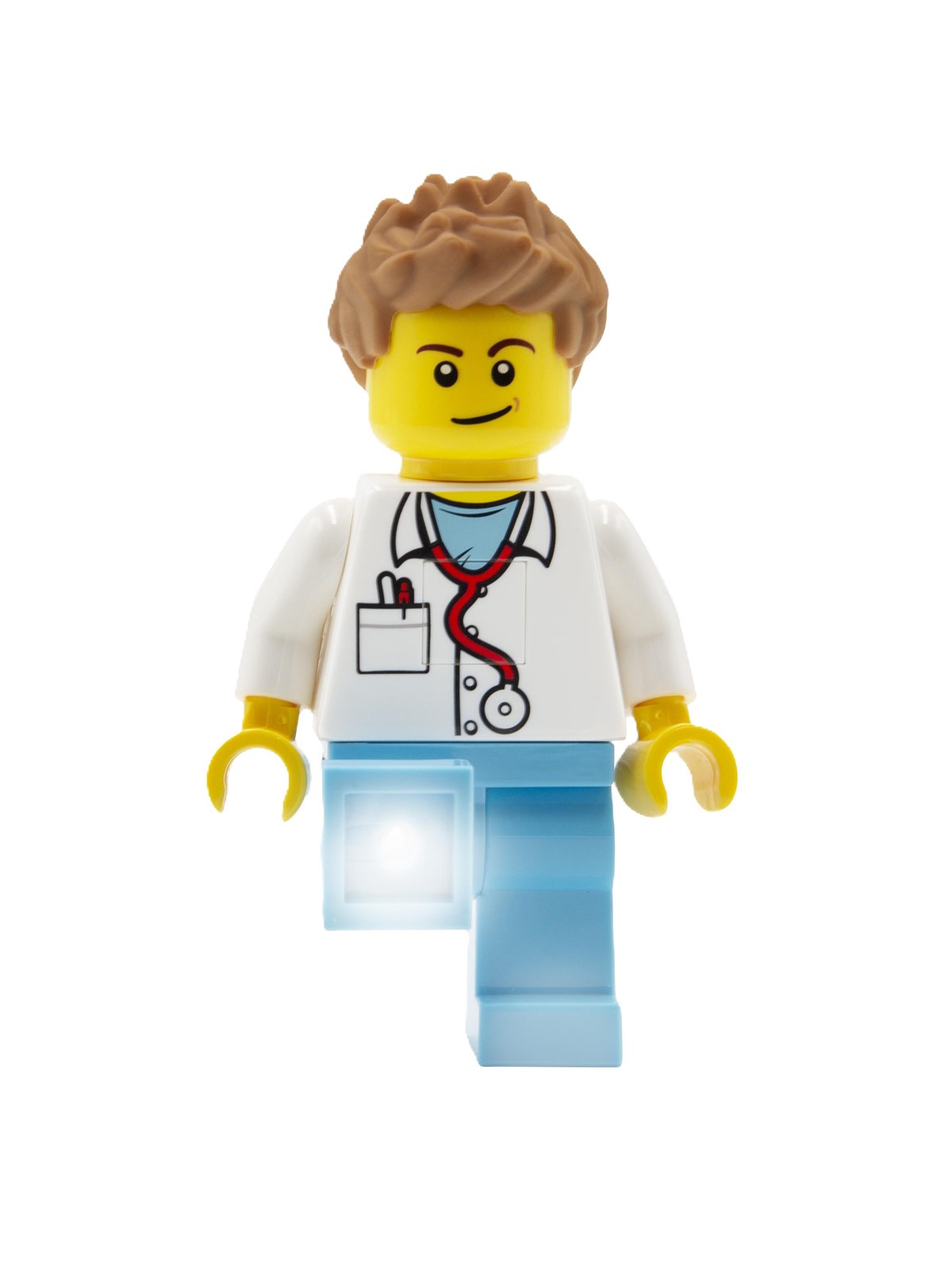 Euromic LEGO ICONIC torch with LED light MALE DOCTOR 300%, Hobby Artikler