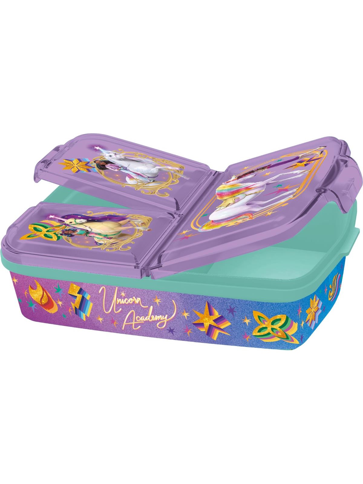Euromic UNICORN ACADEMY Multi-compartm. lunch box, Skoletilbehoer