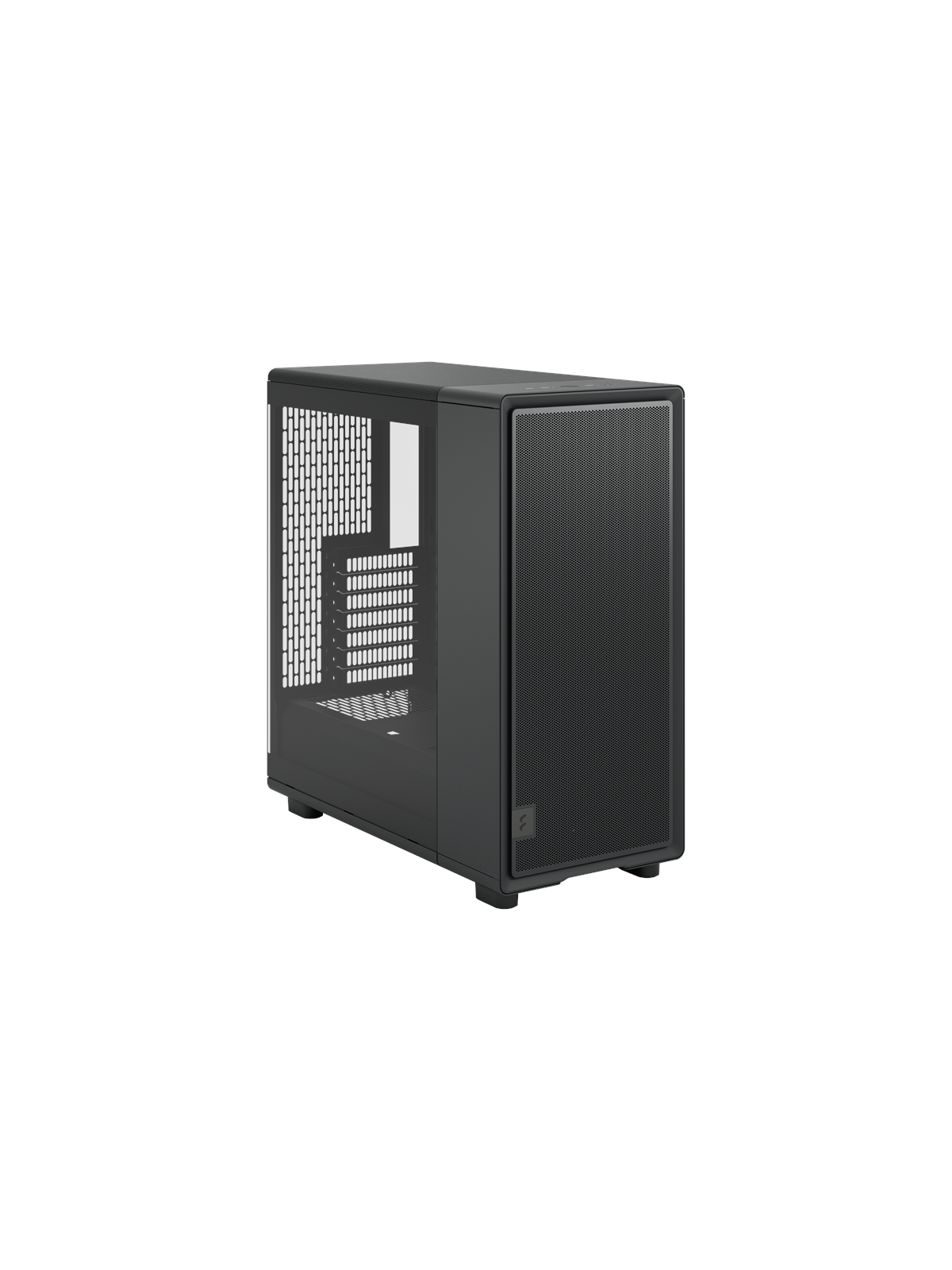 Fractal Design Epoch Black TG - Kabinet - Miditower - Sort, Kabinet