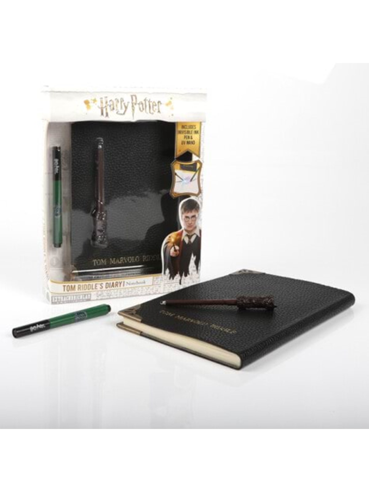 Harry Potter Tom Riddle's Diary Notebook Pen & Torch, Kreativt Legetøj