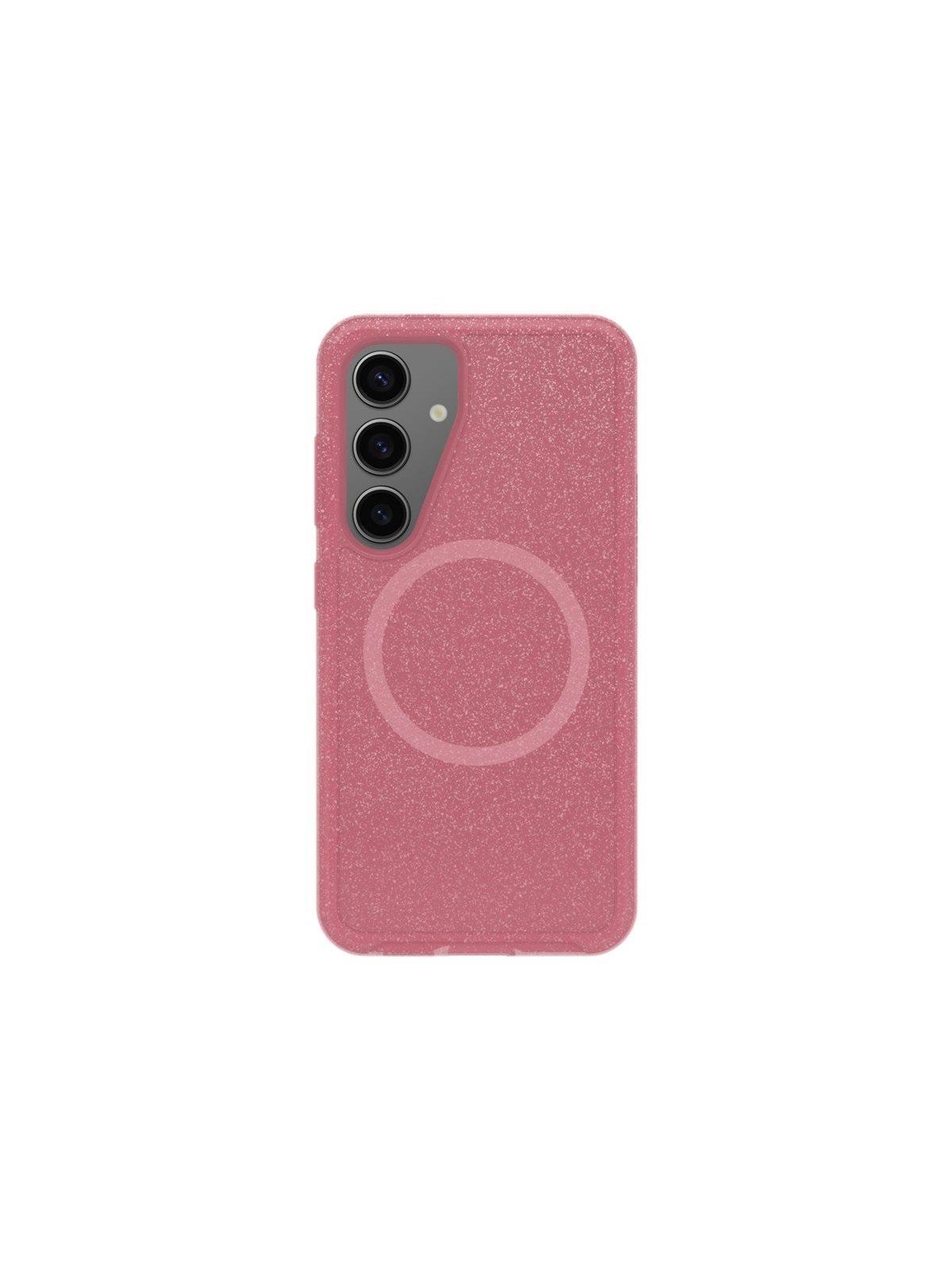 OtterBox Symmetry Clear Magnets Samsung Galaxy S25 Thimbleberry - pink, Mobilcover