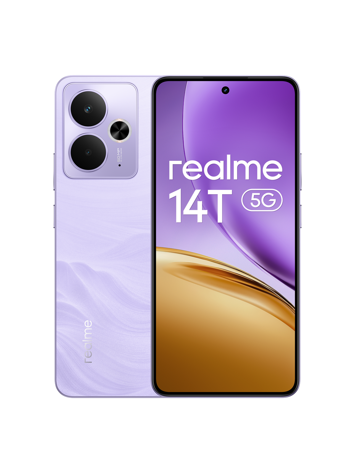 realme 14T 5G 256GB/8GB - Lightning Purple, Mobiltelefon