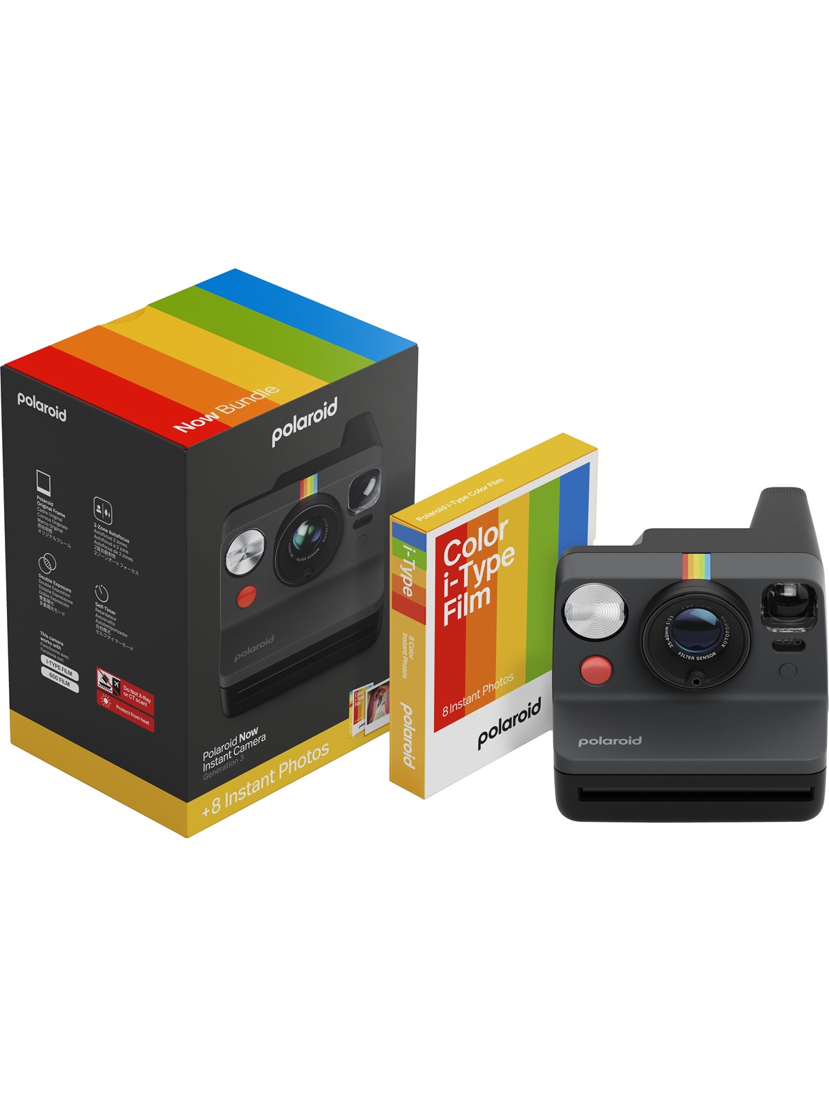 Polaroid Now Gen 3 Everything Box - Black, Kamera