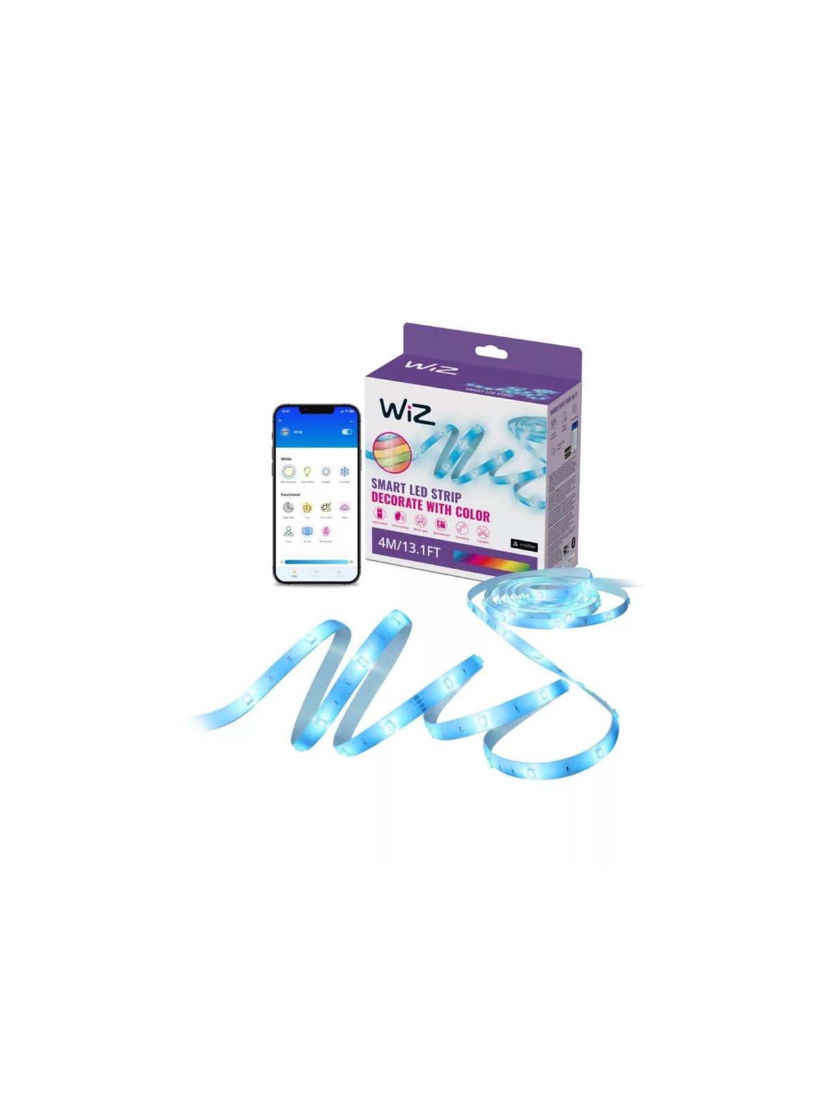 WiZ LEDstrip RGB 4 meter, Smart Home