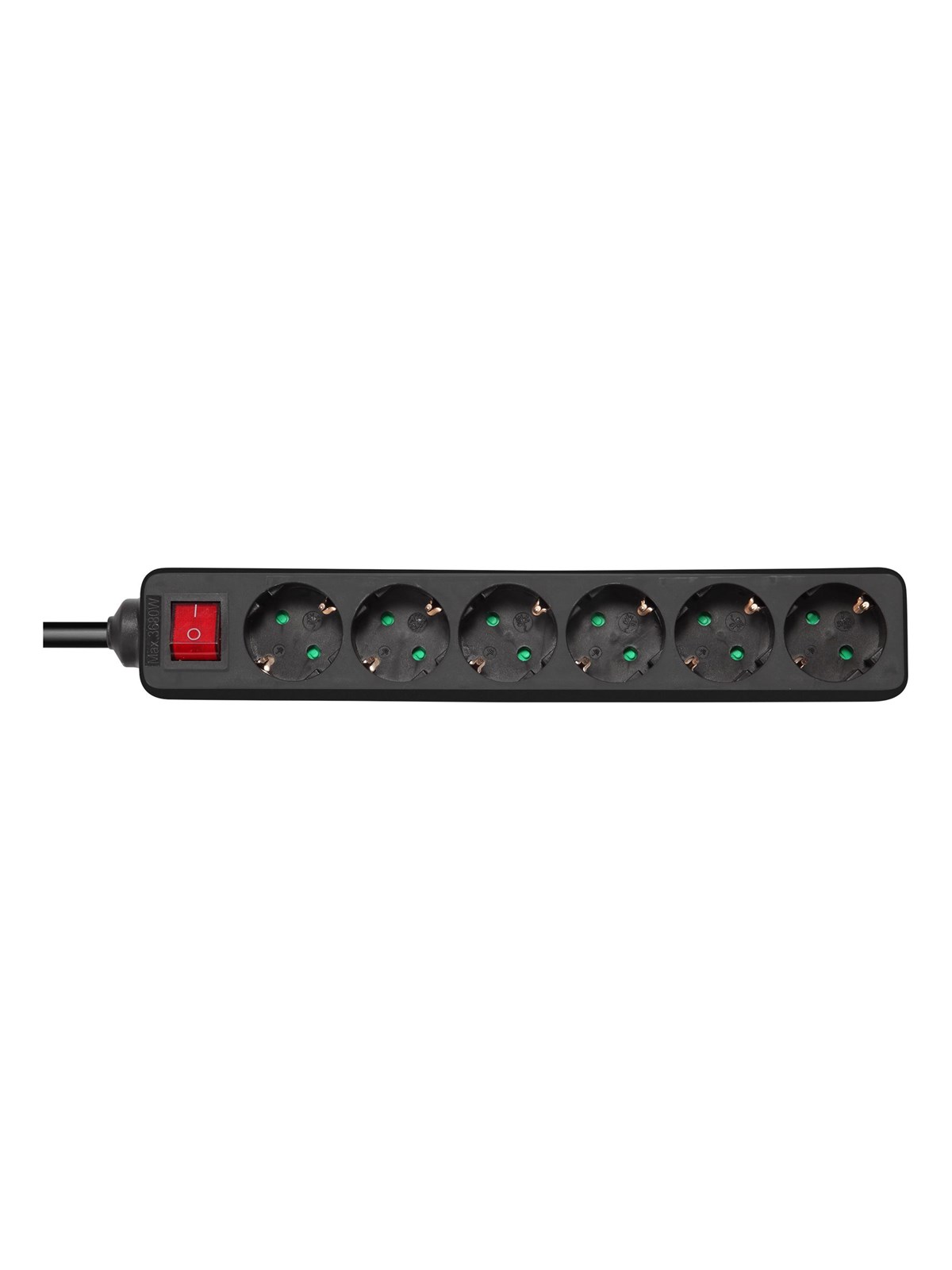 Deltaco GT-0660 Power Strip - 1.5 m, Strømkabel