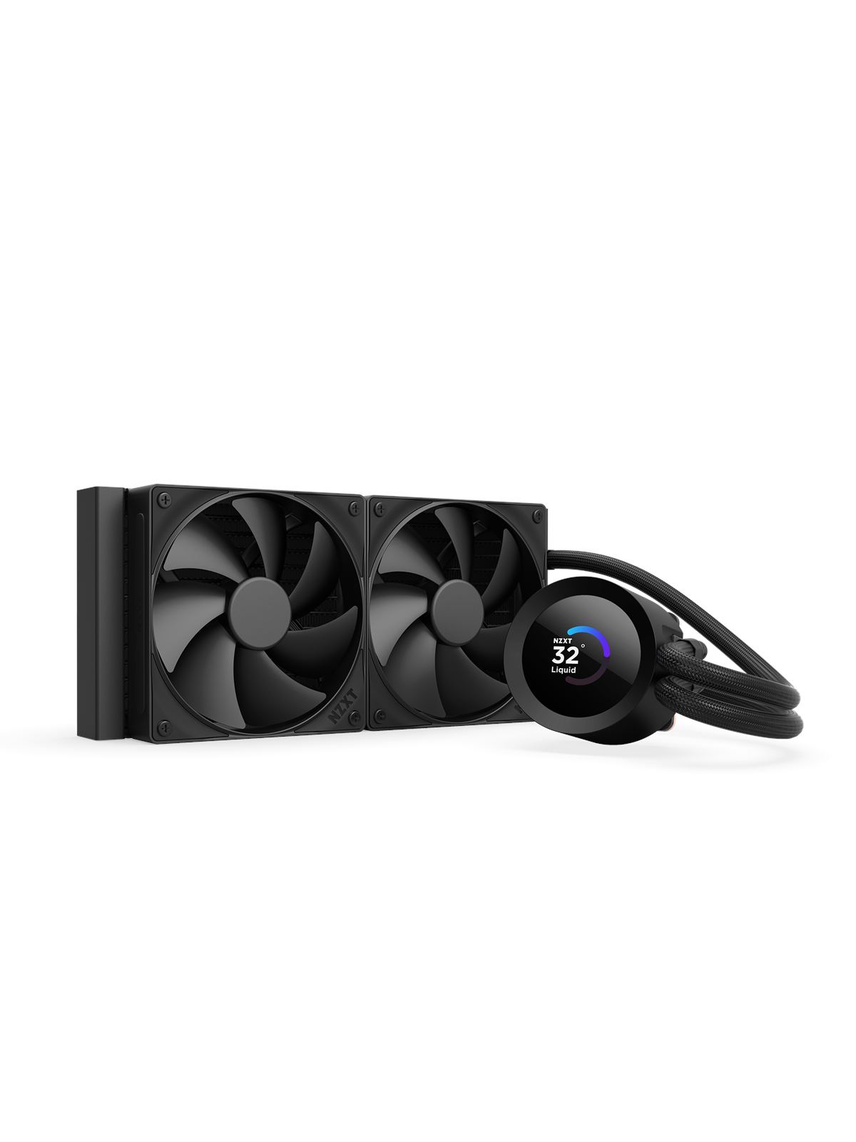 NZXT Kraken Plus 240 (Black) - CPU Vandkøling - Max 32 dBA, Cpu Køler