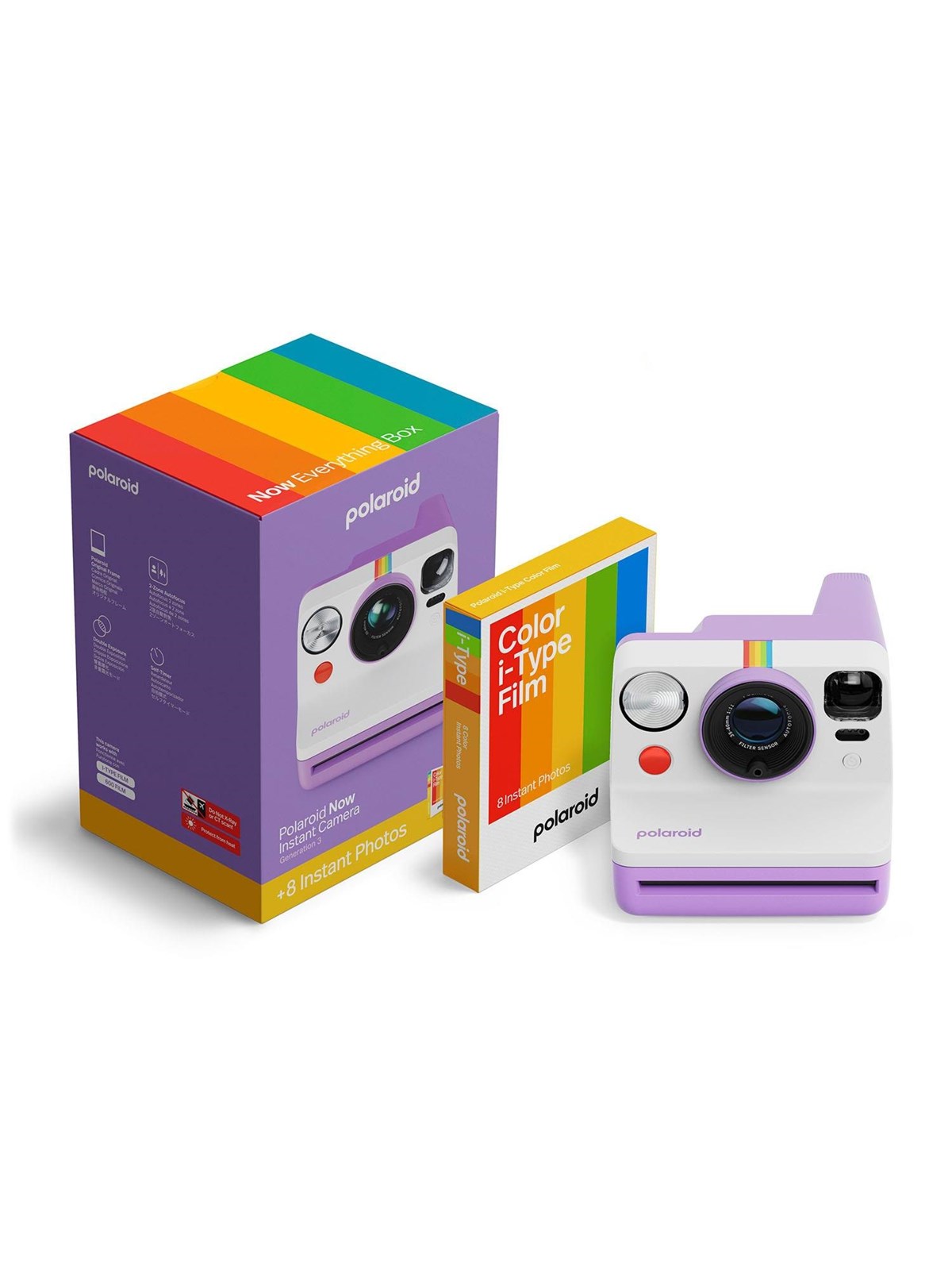 Polaroid Now Gen 3 Everything Box - Purple, Kamera