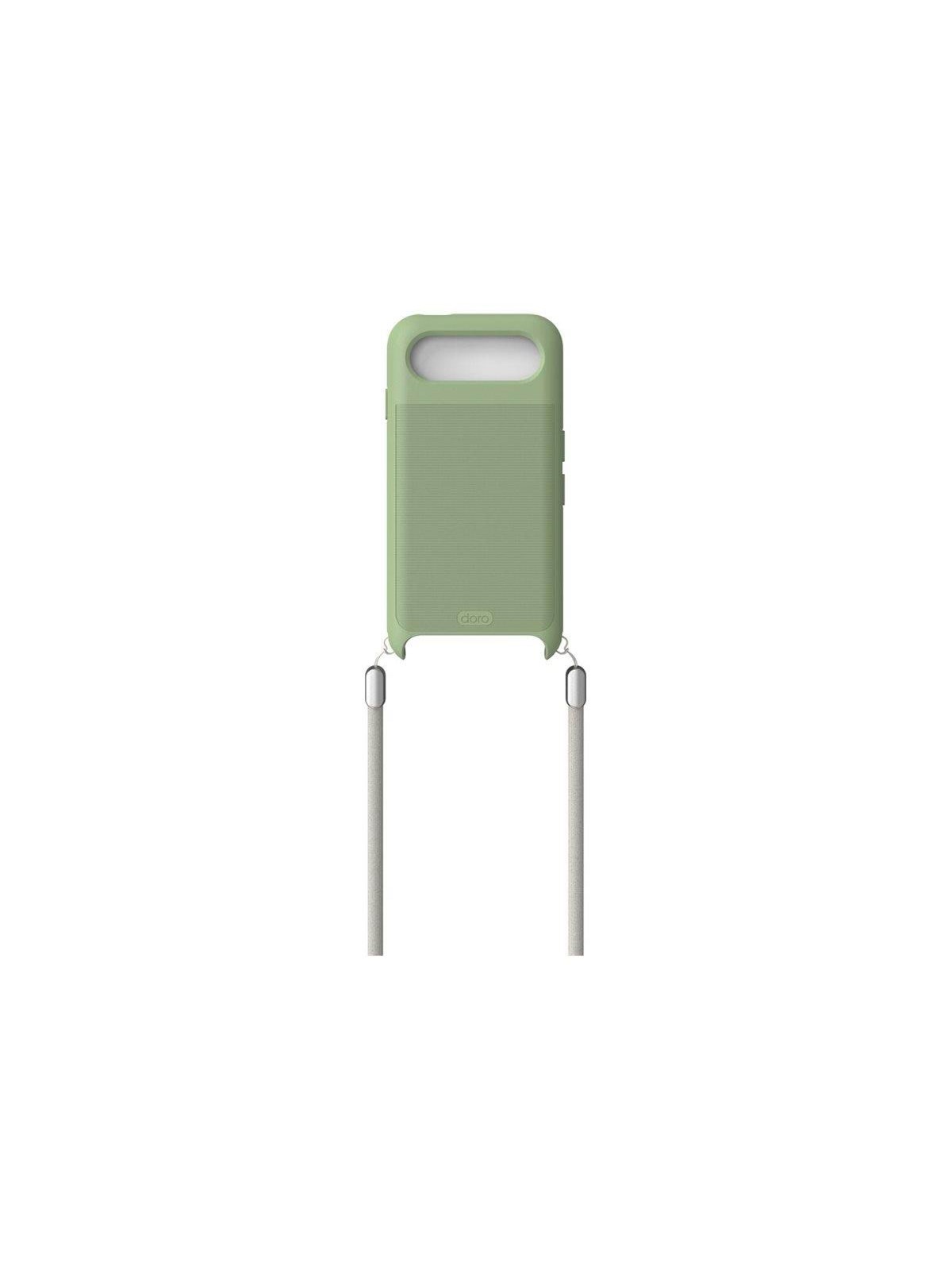 Doro Aurora A21 - TPU Case - Green Strap, Mobilcover