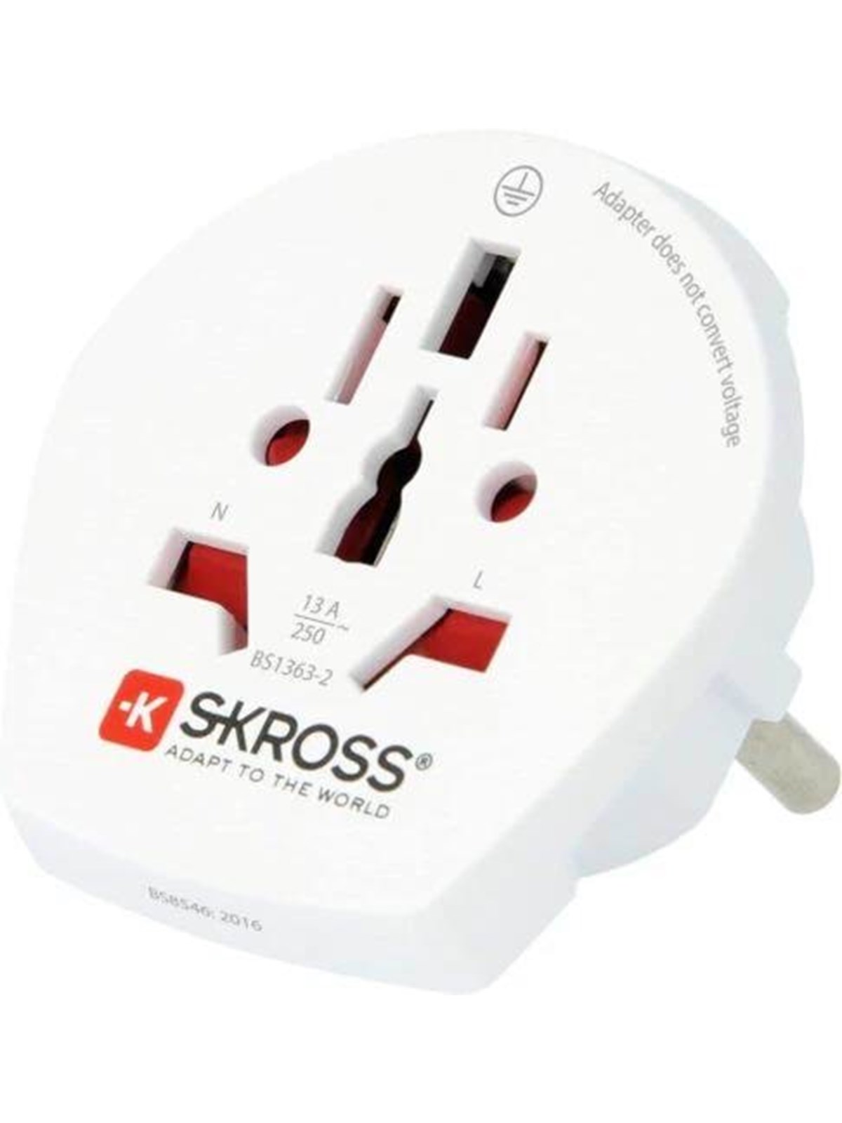 SKross World to Europe Travel Adapter, Mobil Oplader