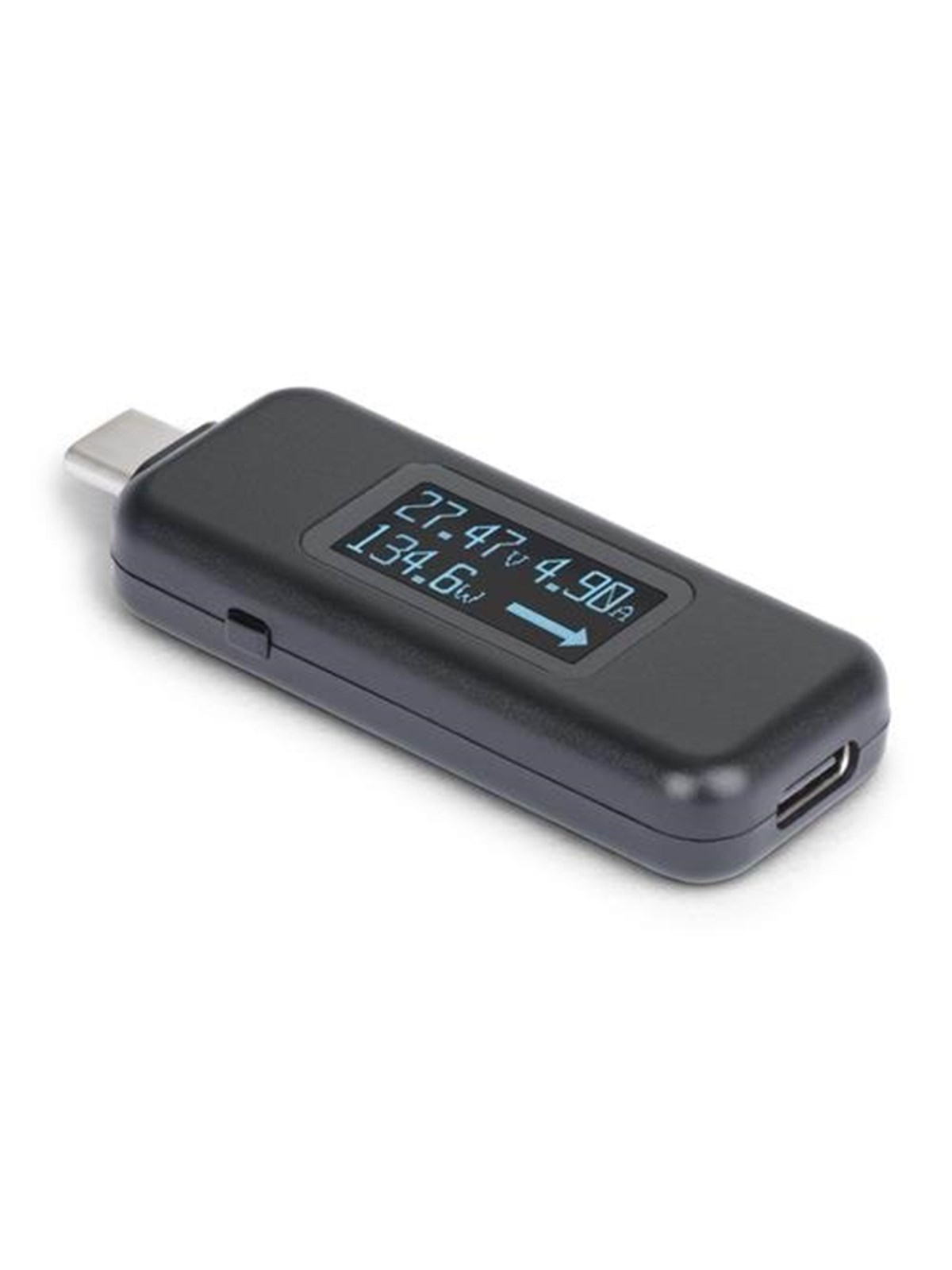 StarTech.com USB-C Power Tester Bi-Directional Digital Voltage/Current - USB-C power tester - digital multimeter bi-directional