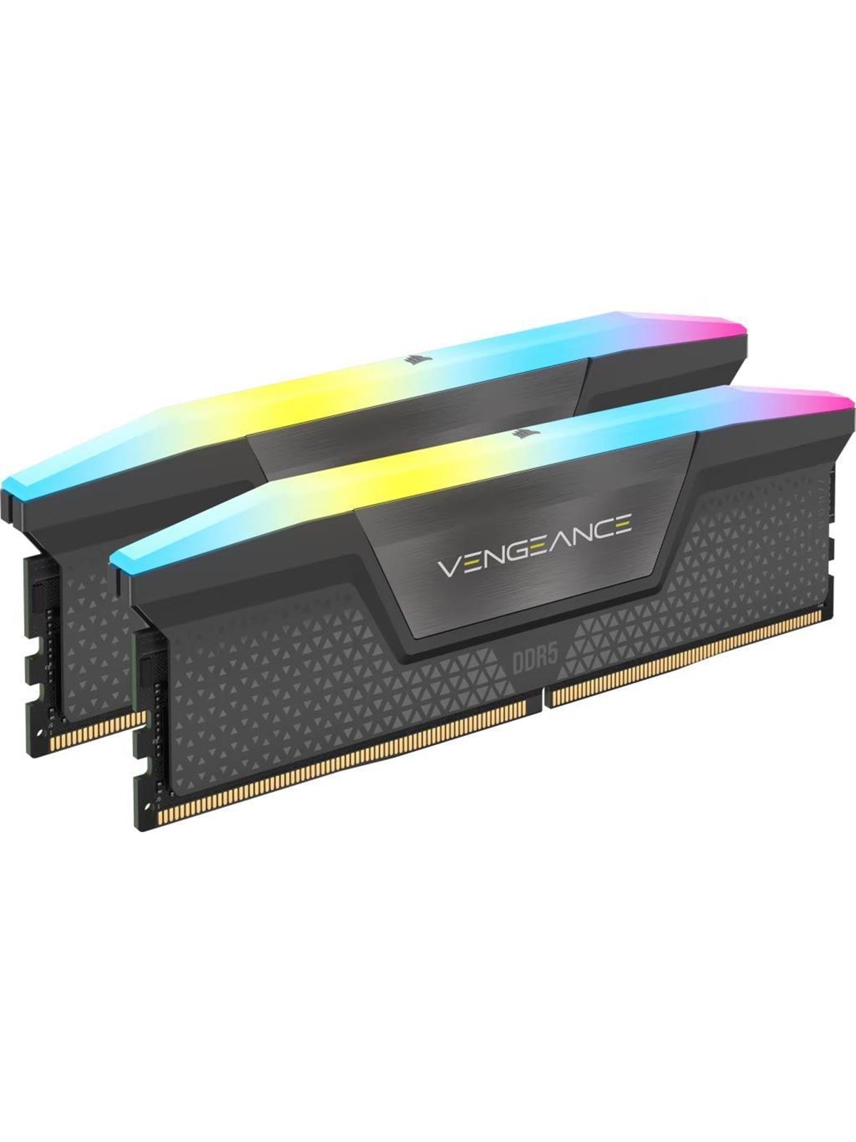 Corsair Vengeance RGB DDR5-6000 - 96GB - CL36 - Dual Channel (2 pcs) - AMD EXPO & Intel XMP - Grå med RGB