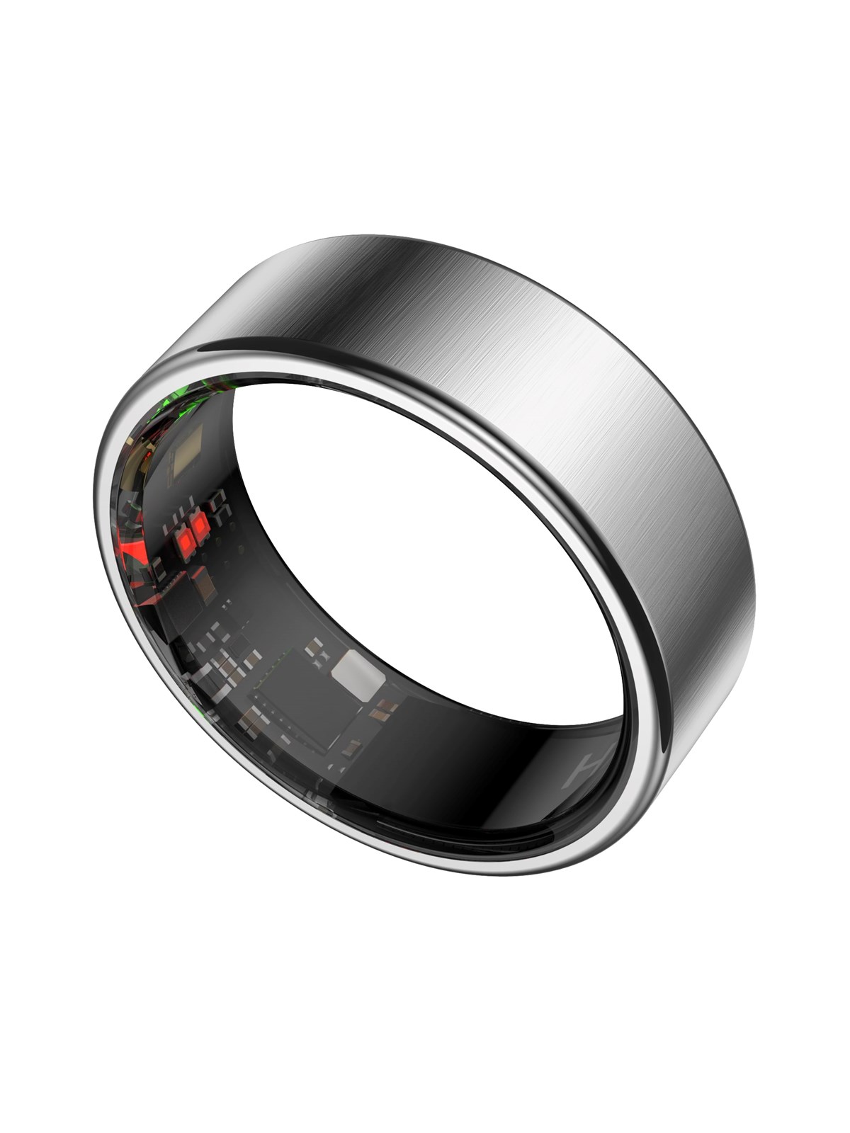 Håle II - Brushed Silver 10, Smart Ring