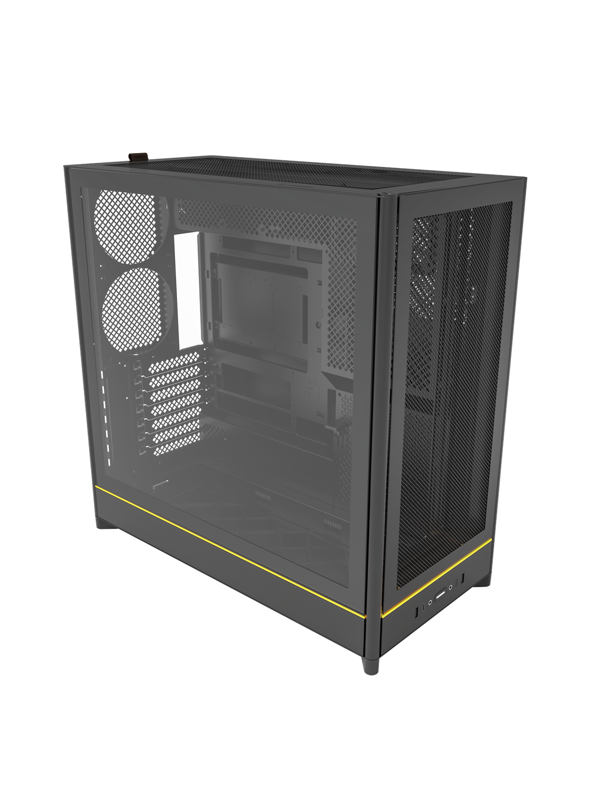Montech HS01 Mesh - Kabinet - Miditower - Sort, Kabinet