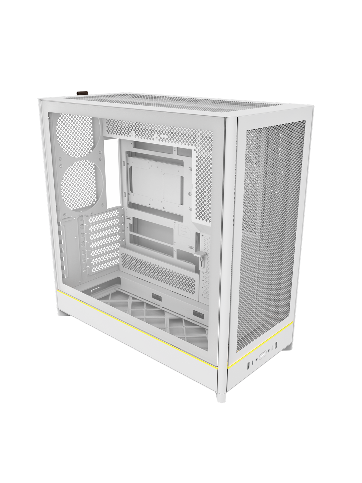 Montech HS01 Mesh - Kabinet - Miditower - Hvid, Kabinet