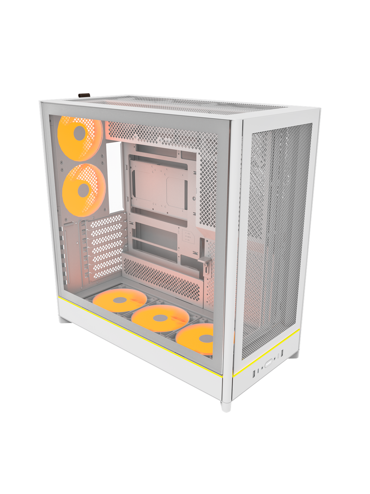 Montech HS01 PRO Mesh - Kabinet - Miditower - Hvid, Kabinet