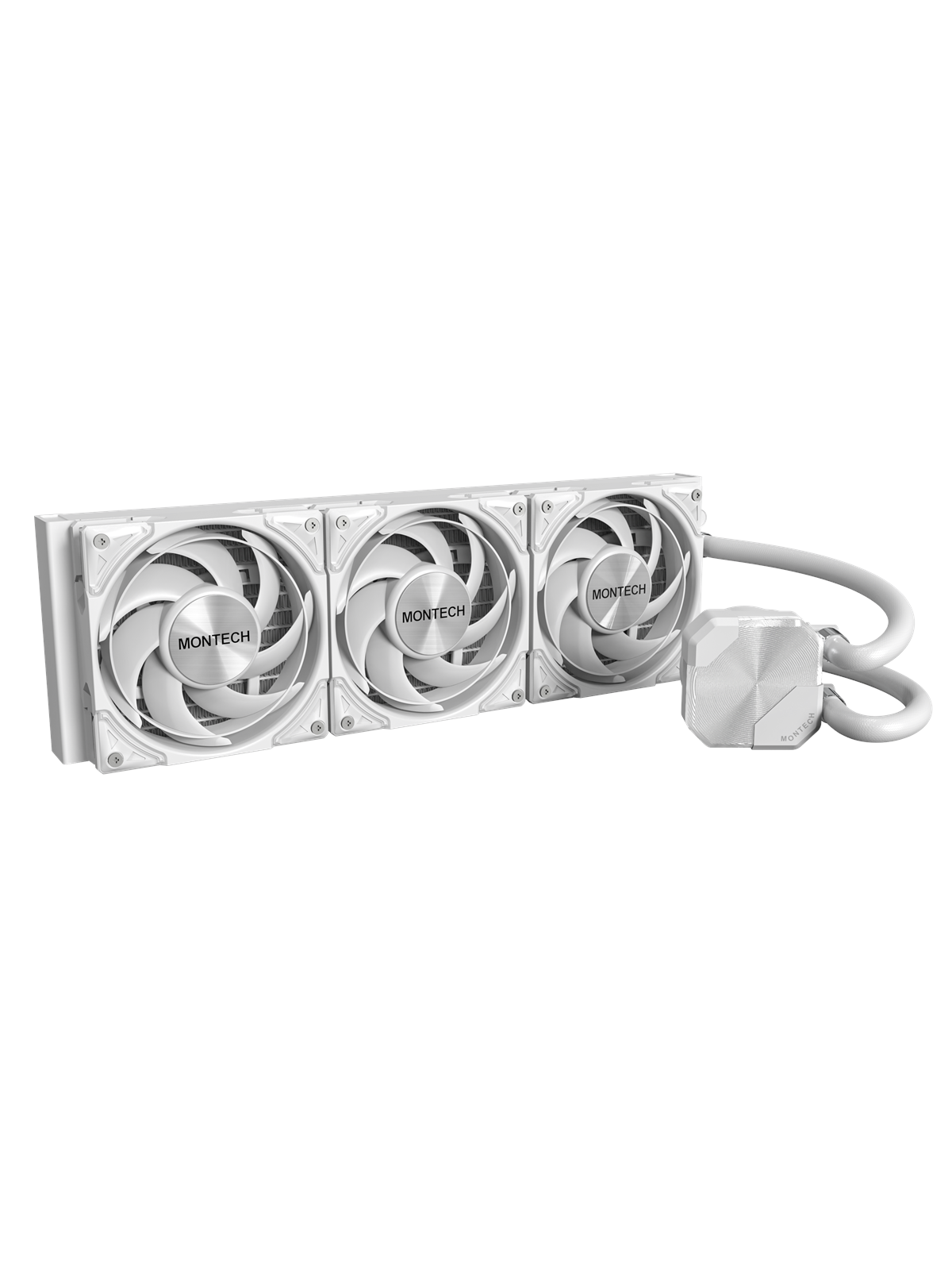 Montech HyperFlow360 Silent White - CPU Vandkøling - Max 25 dBA, Cpu Køler