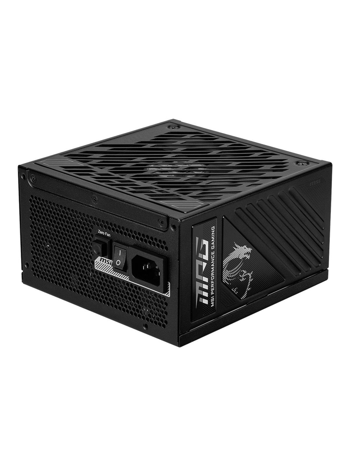 MSI MPG A1250GS PCIE5 Strømforsyning - 1250 Watt - 135 mm - ATX 3.1 - 80 Plus Gold certified