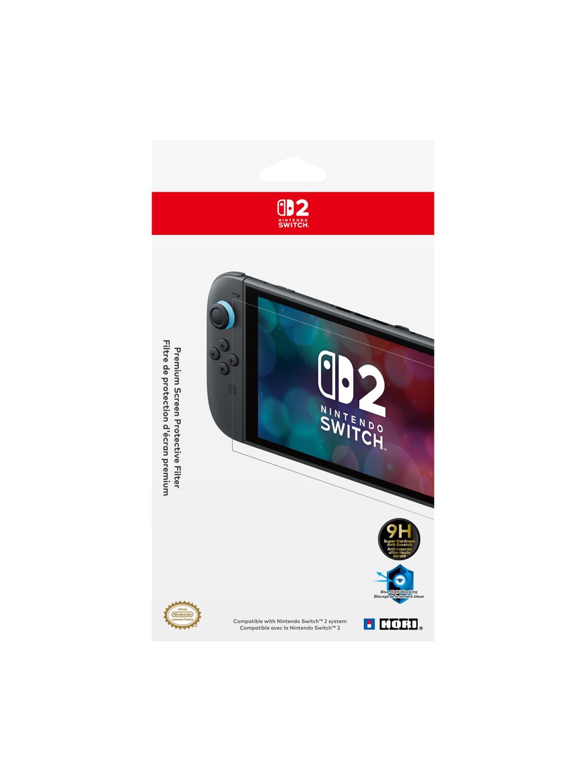 HORI Premium Screen Protective Filter - Skærmbeskytter - Nintendo Switch 2