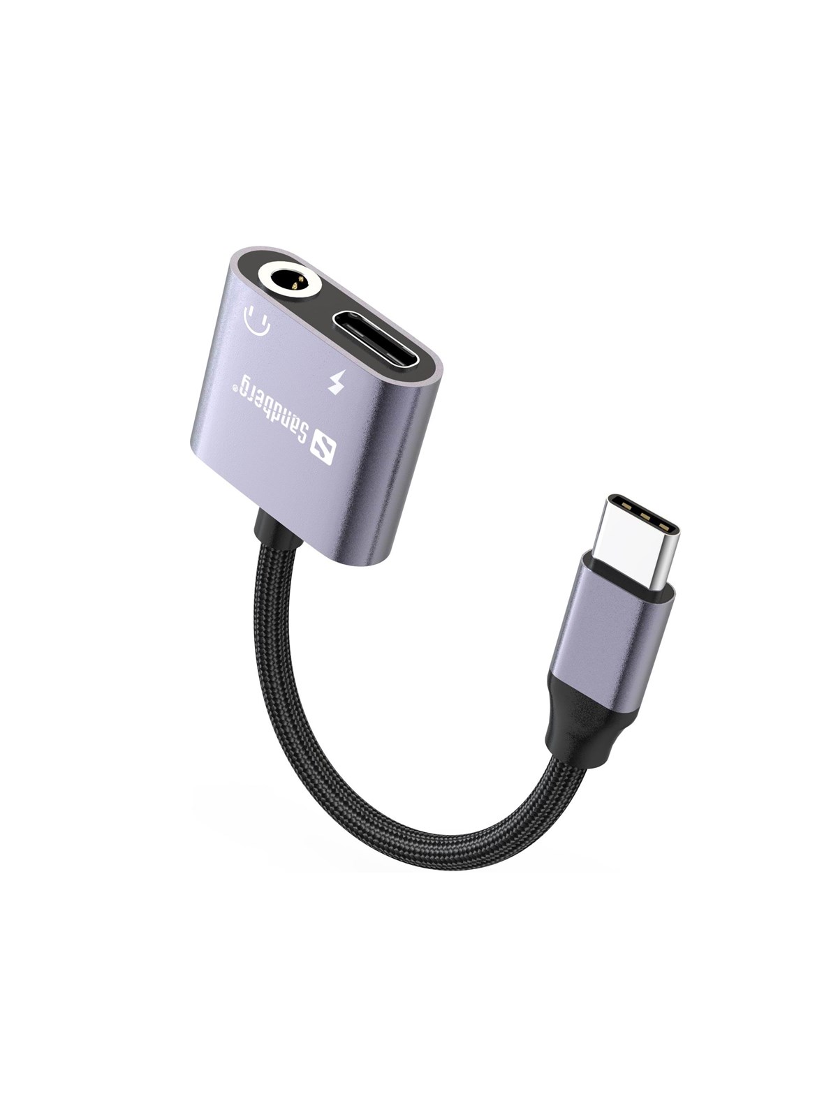 Sandberg USB-C Audio Adapter PD65W, Audiokabel