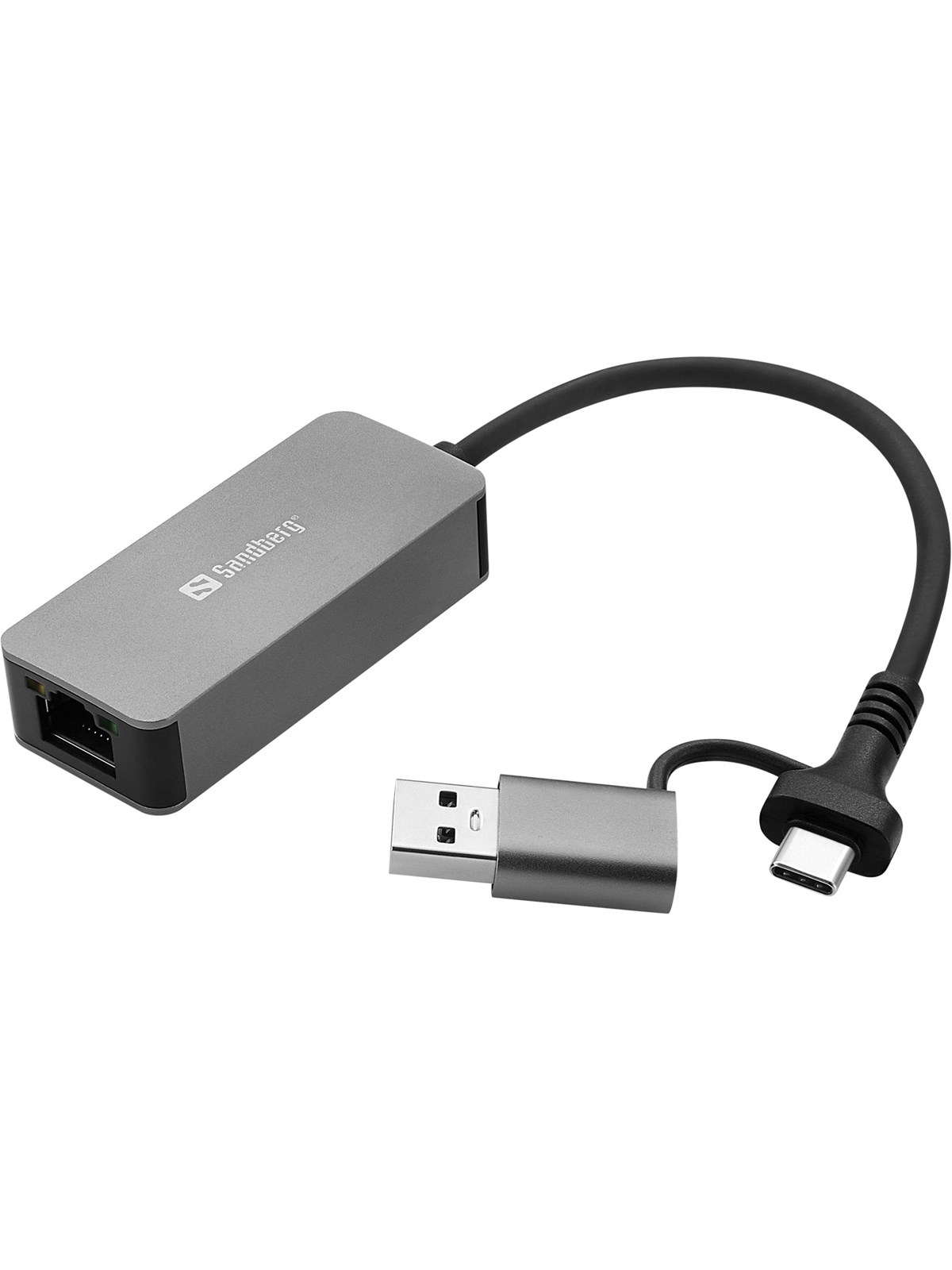 Sandberg USB-C to 2.5G Ethernet Adapter, Netværksadapter