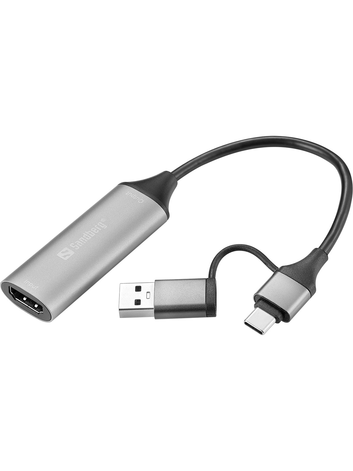 Sandberg USB-C to HDMI Capture Link, Skærmkabel