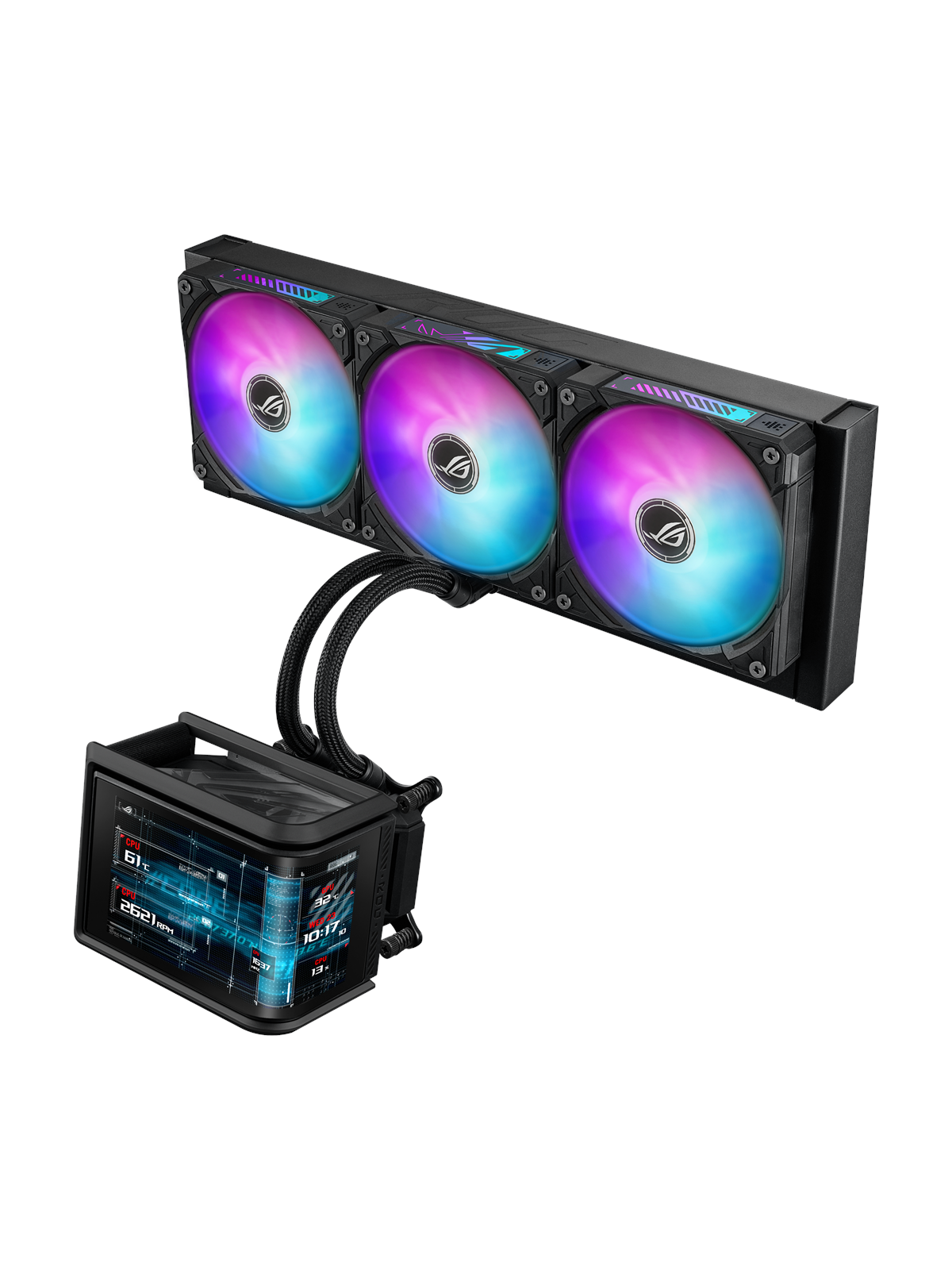 ASUS ROG Ryuo IV SLC 360 ARGB - CPU Vandkøling - Max 36 dBA, Cpu Køler