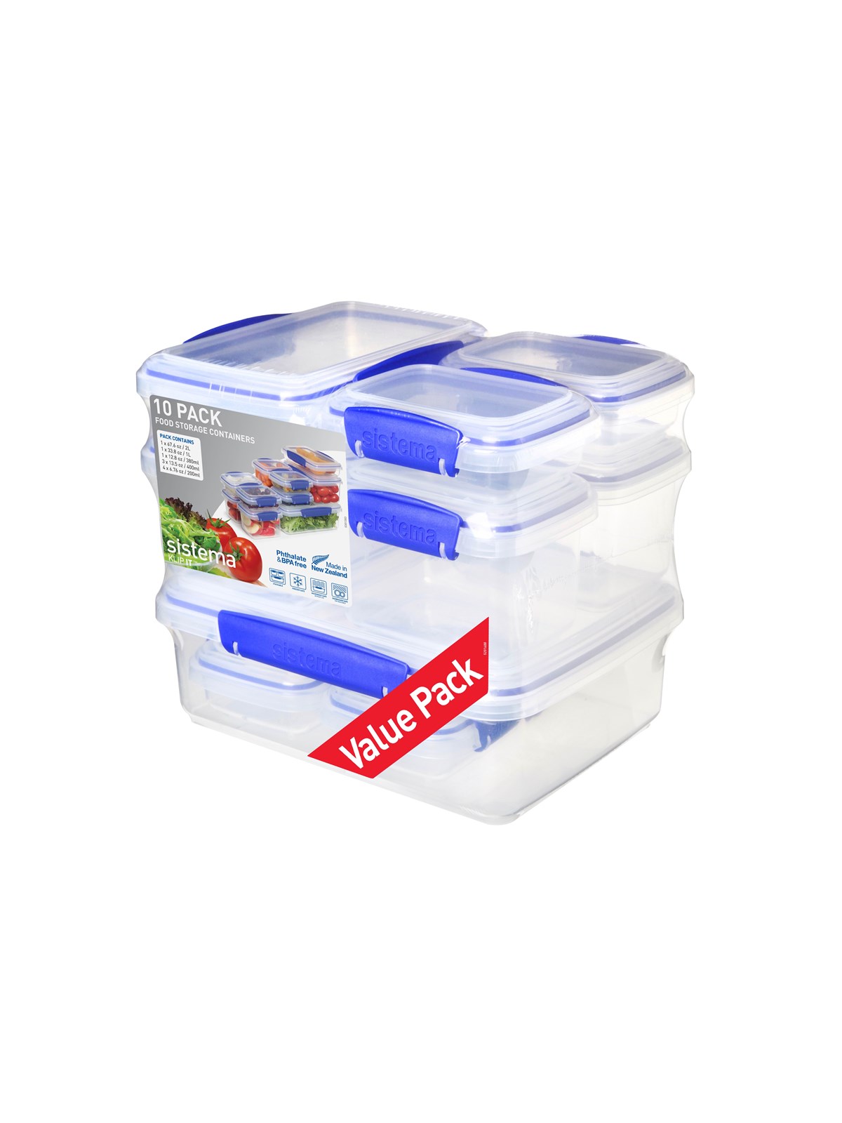 Sistema Klip it - 10 pcs, Køkkentilbehør