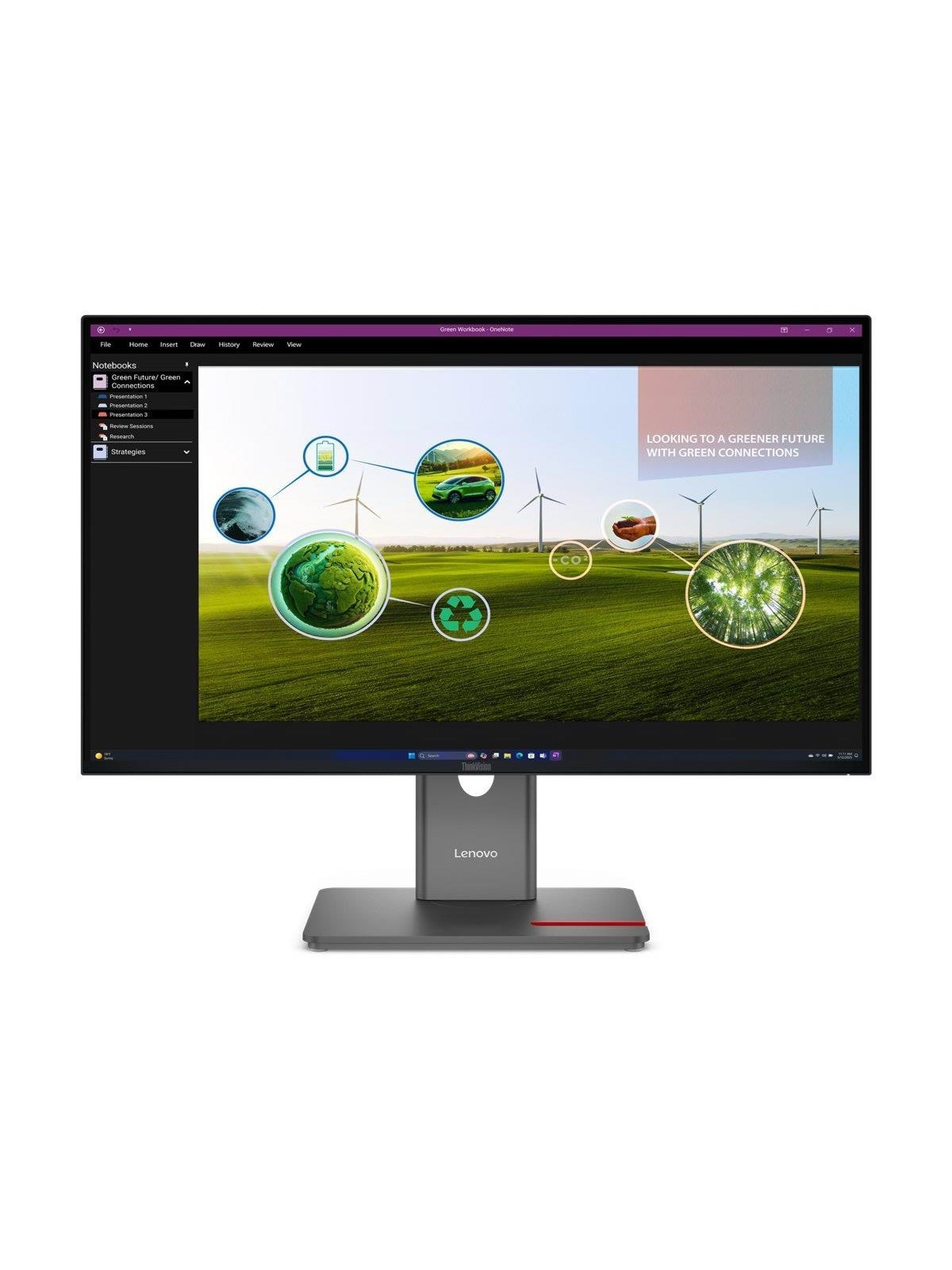 27" Lenovo ThinkVision P27Q-40 - 2560x1440 (QHD) - 120Hz - IPS, Computerskærm