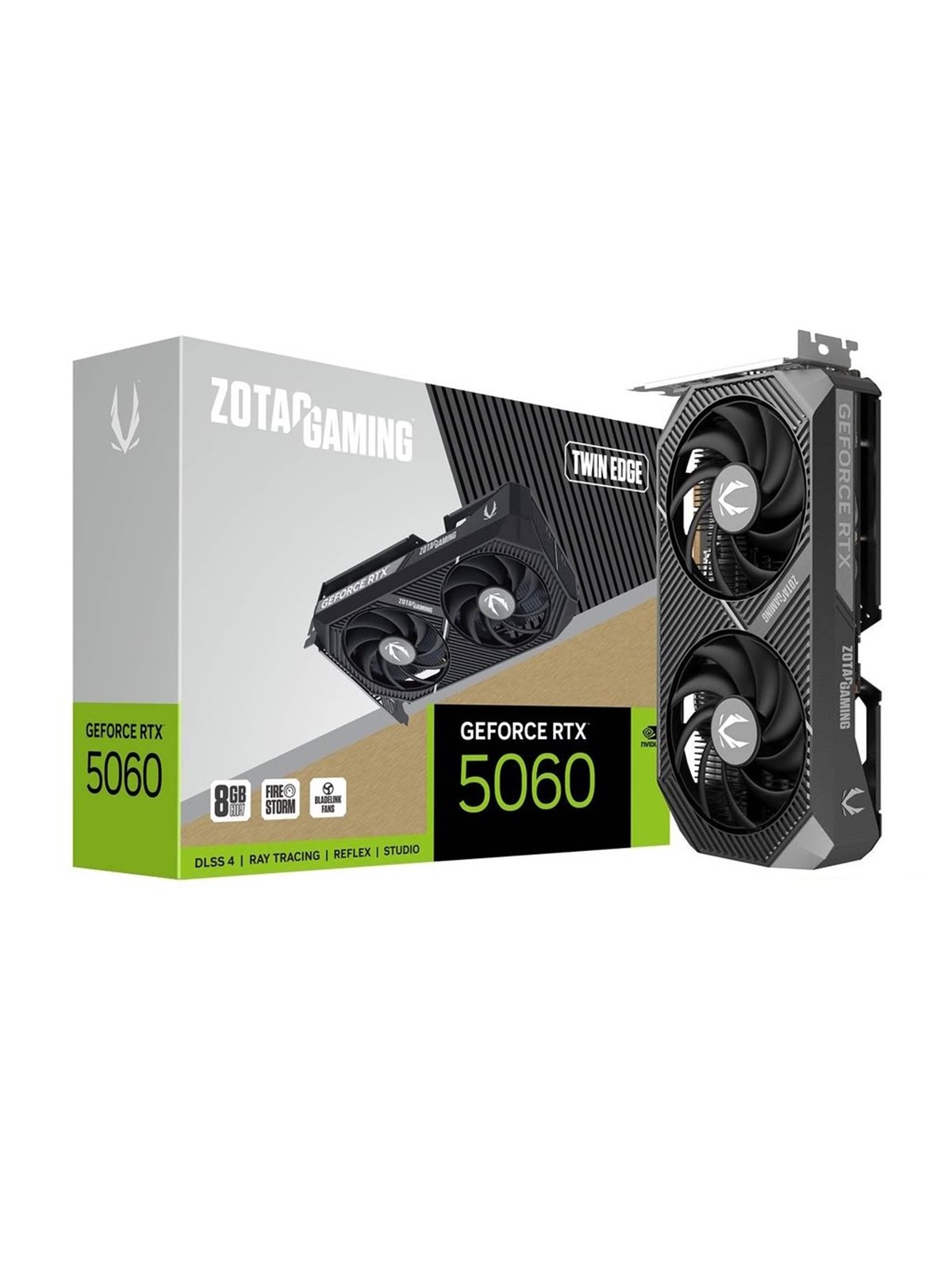 ZOTAC GeForce RTX 5060 Twin Edge - 8GB GDDR7 RAM - Grafikkort, Grafikkort