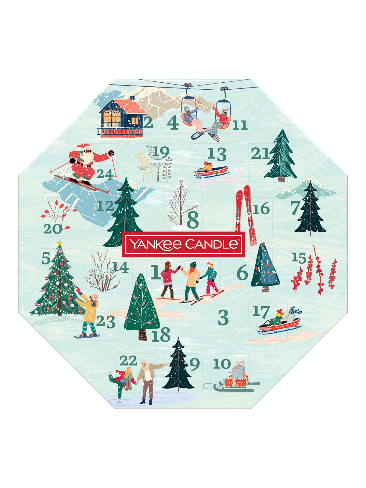 Yankee Candle Advent Wreath - AW26, Julekalender