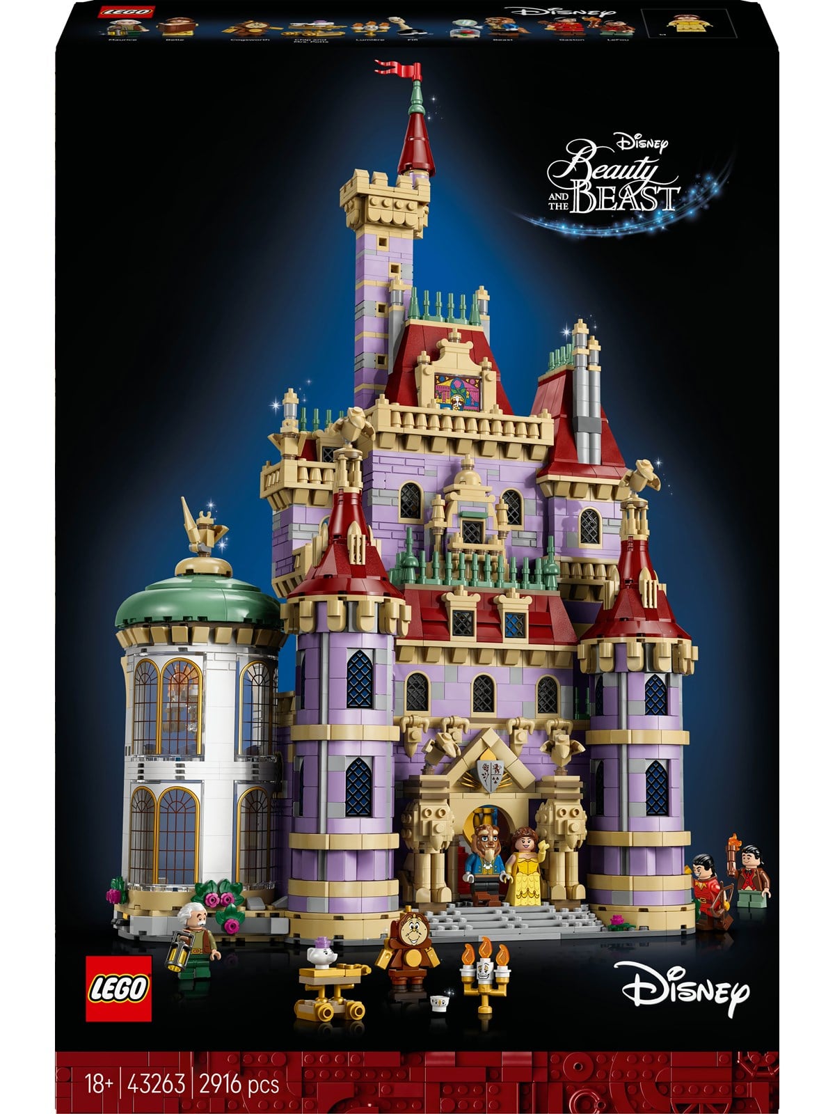 LEGO Disney 43263 Beauty and the Beast Castle