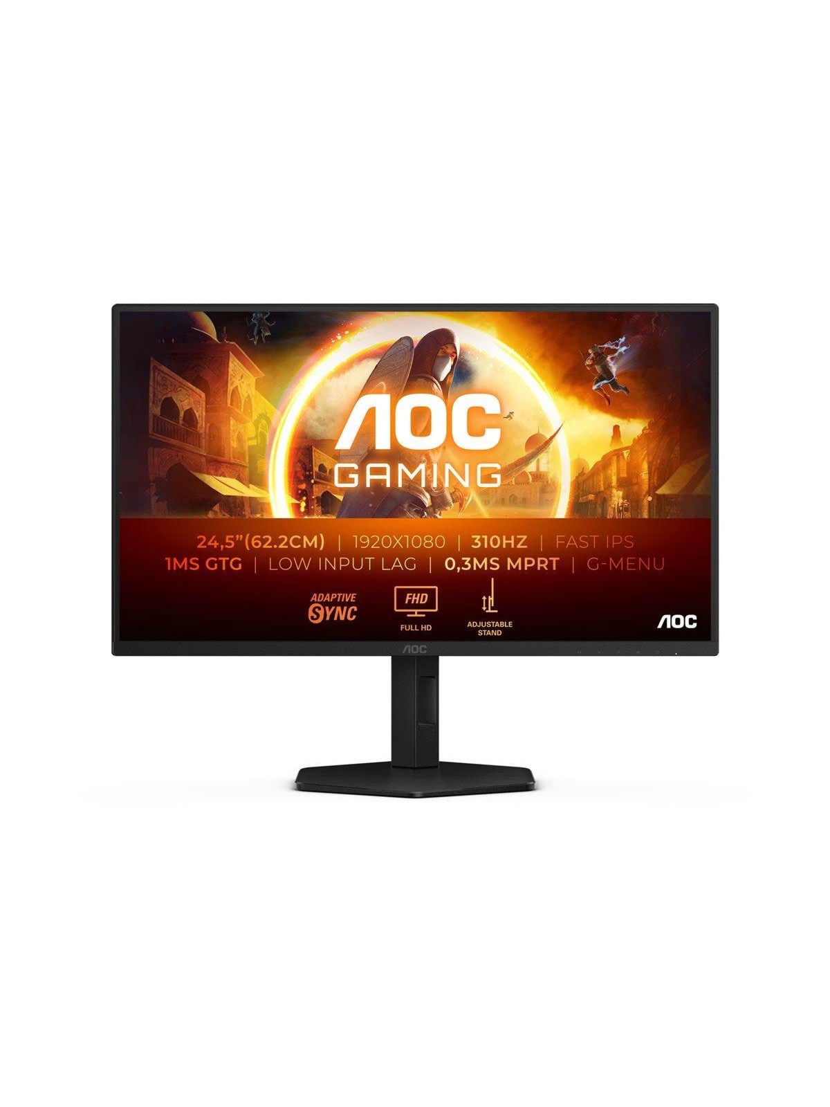 24,5" AOC Gaming 25G4SXU - 1920x1080 (FHD) - 310Hz - IPS, Computerskærm