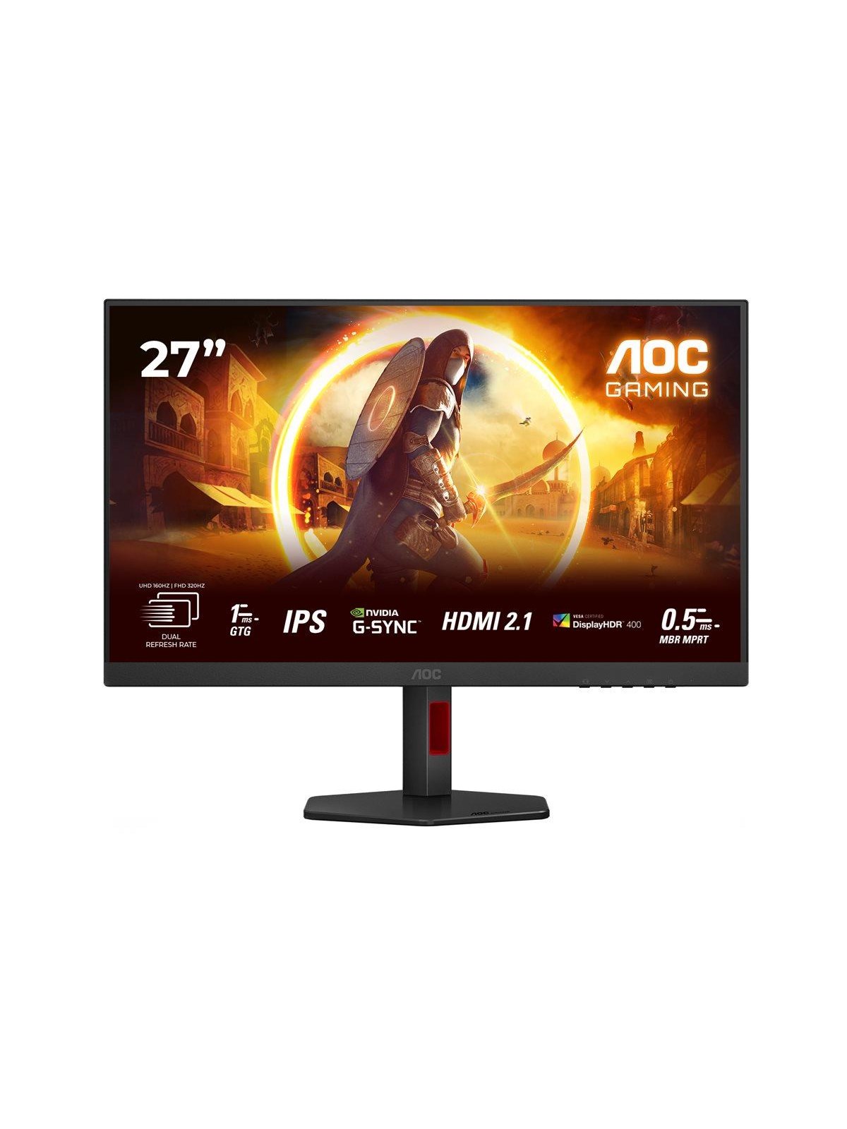 27" AOC U27G4R - 3840x2160 (4K) - 160Hz - IPS, Computerskærm